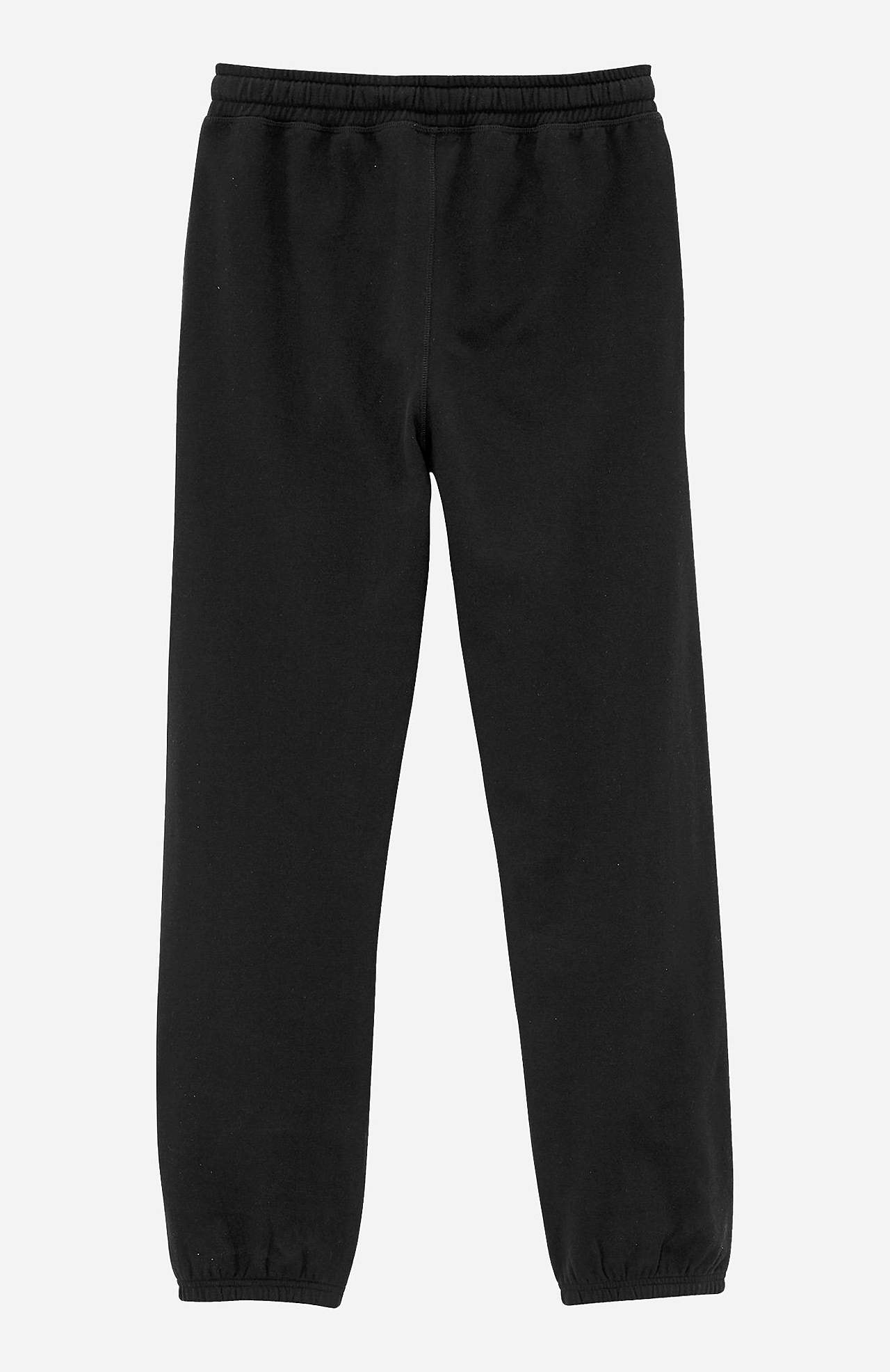 Sweatshirtbroek met elastiek aan de uiteinden van de benen