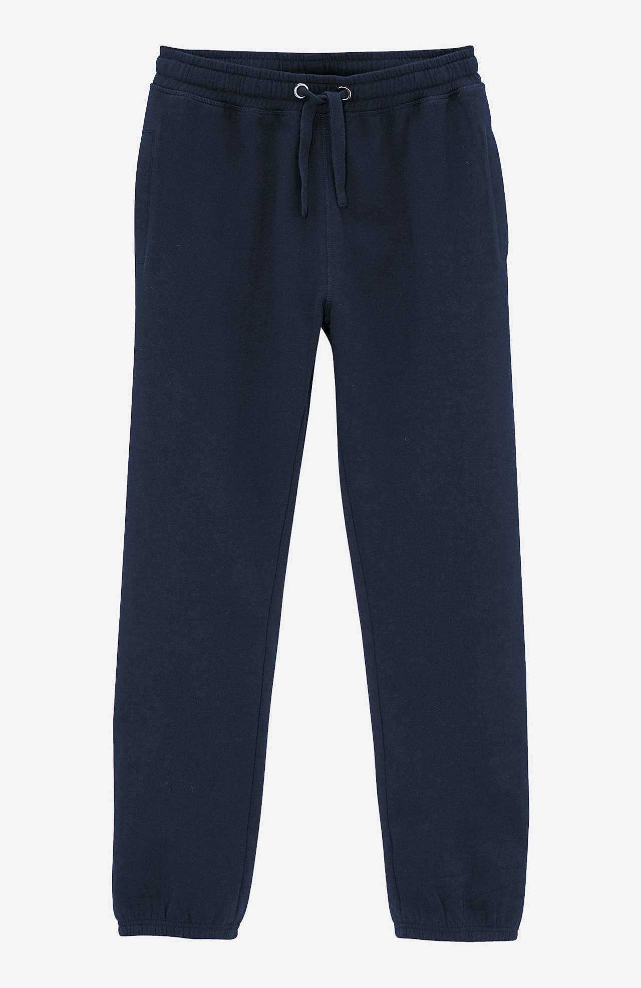 Sweatshirtbroek met elastiek aan de uiteinden van de benen