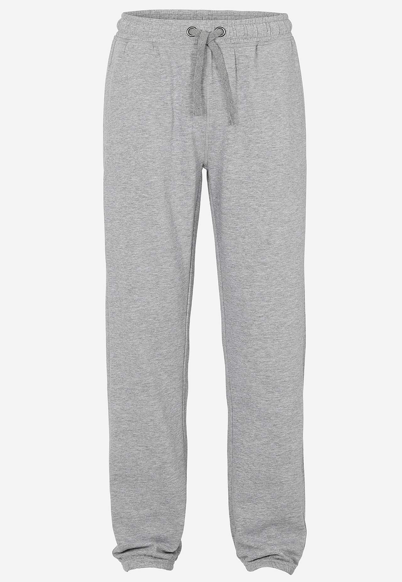 Sweatshirtbroek met elastiek aan de uiteinden van de benen