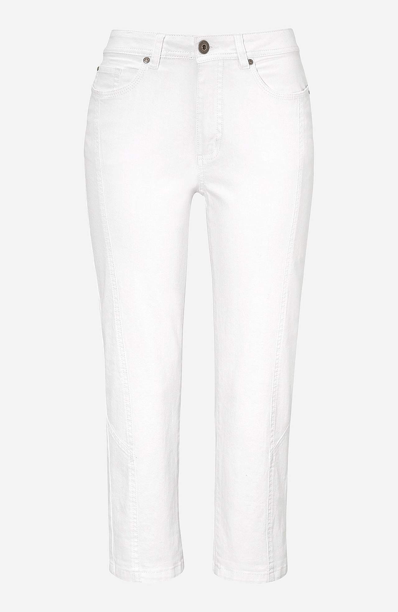 Cropped jeans met vijf zakken ontwerp