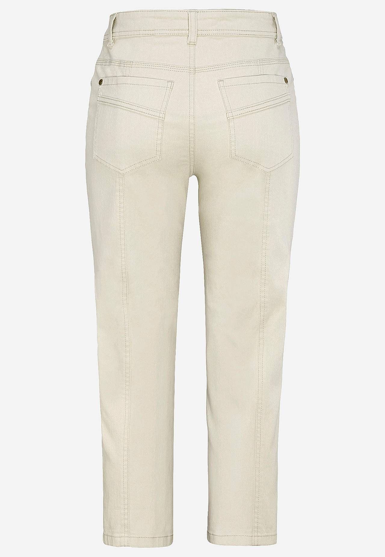 Cropped jeans met vijf zakken ontwerp
