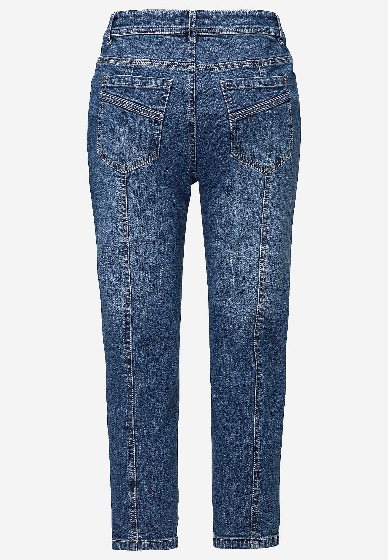Cropped jeans met vijf zakken ontwerp