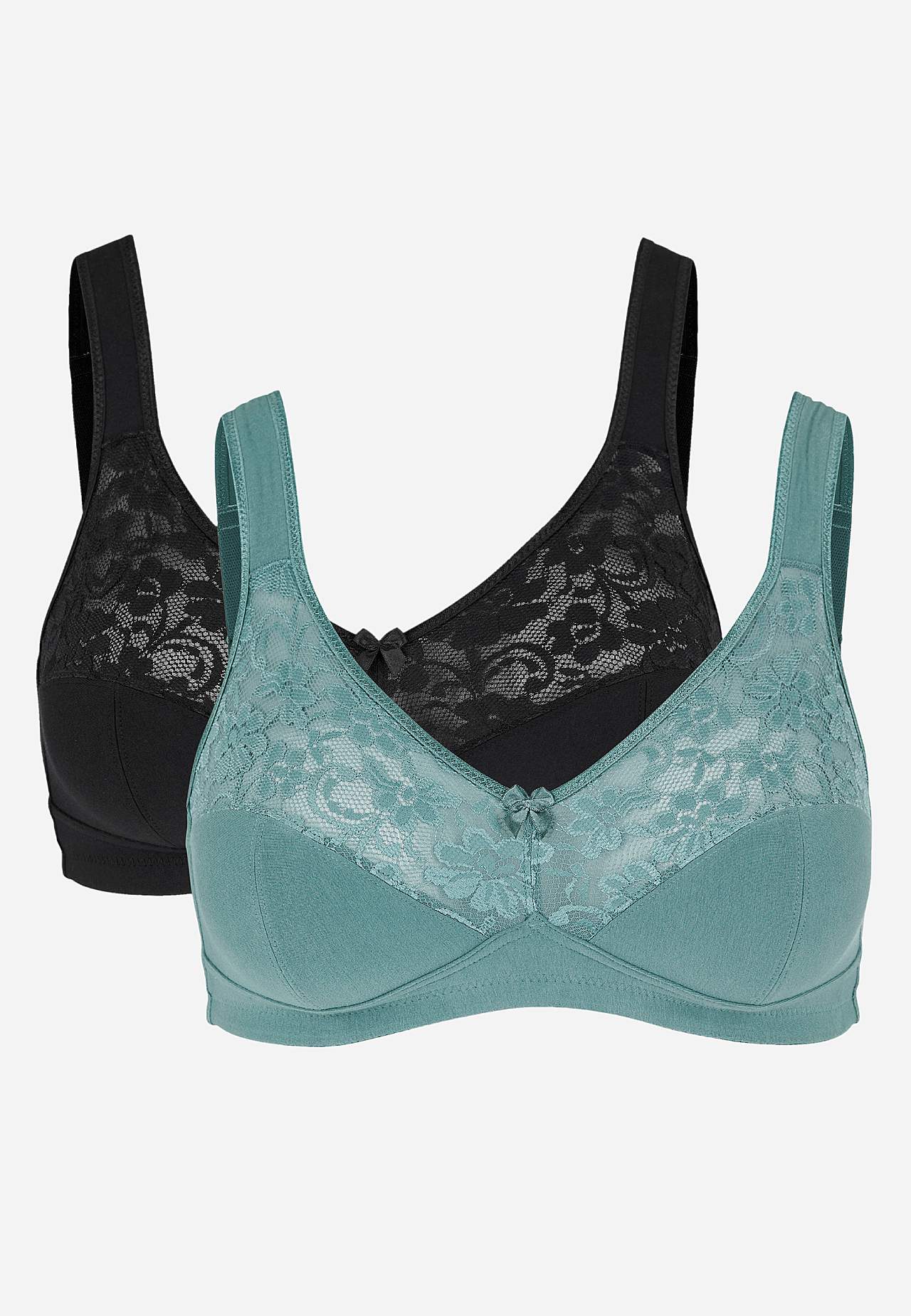 Beugelloze soft-bh Anna Set van 2