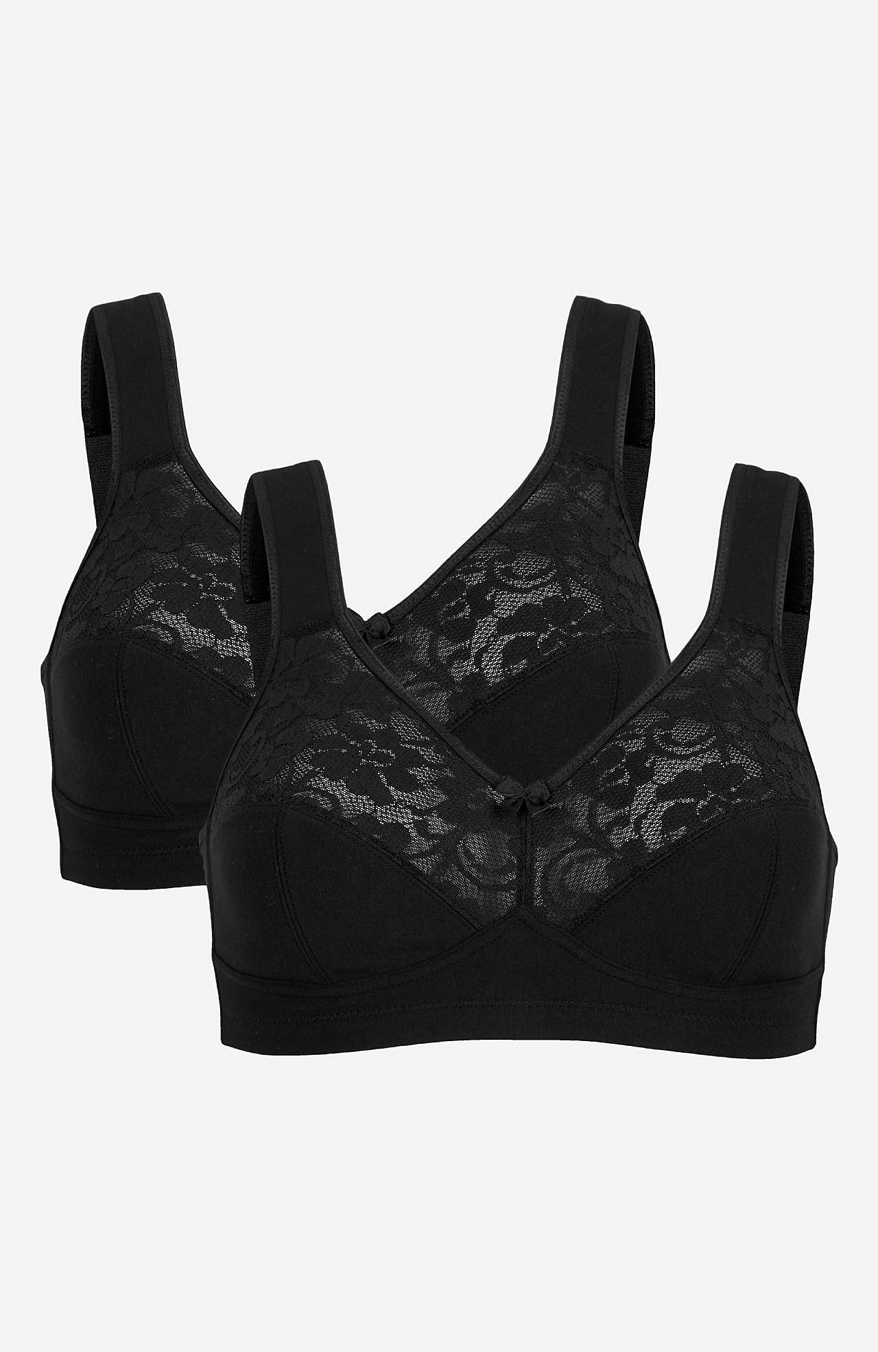 Beugelloze soft-bh Anna Set van 2