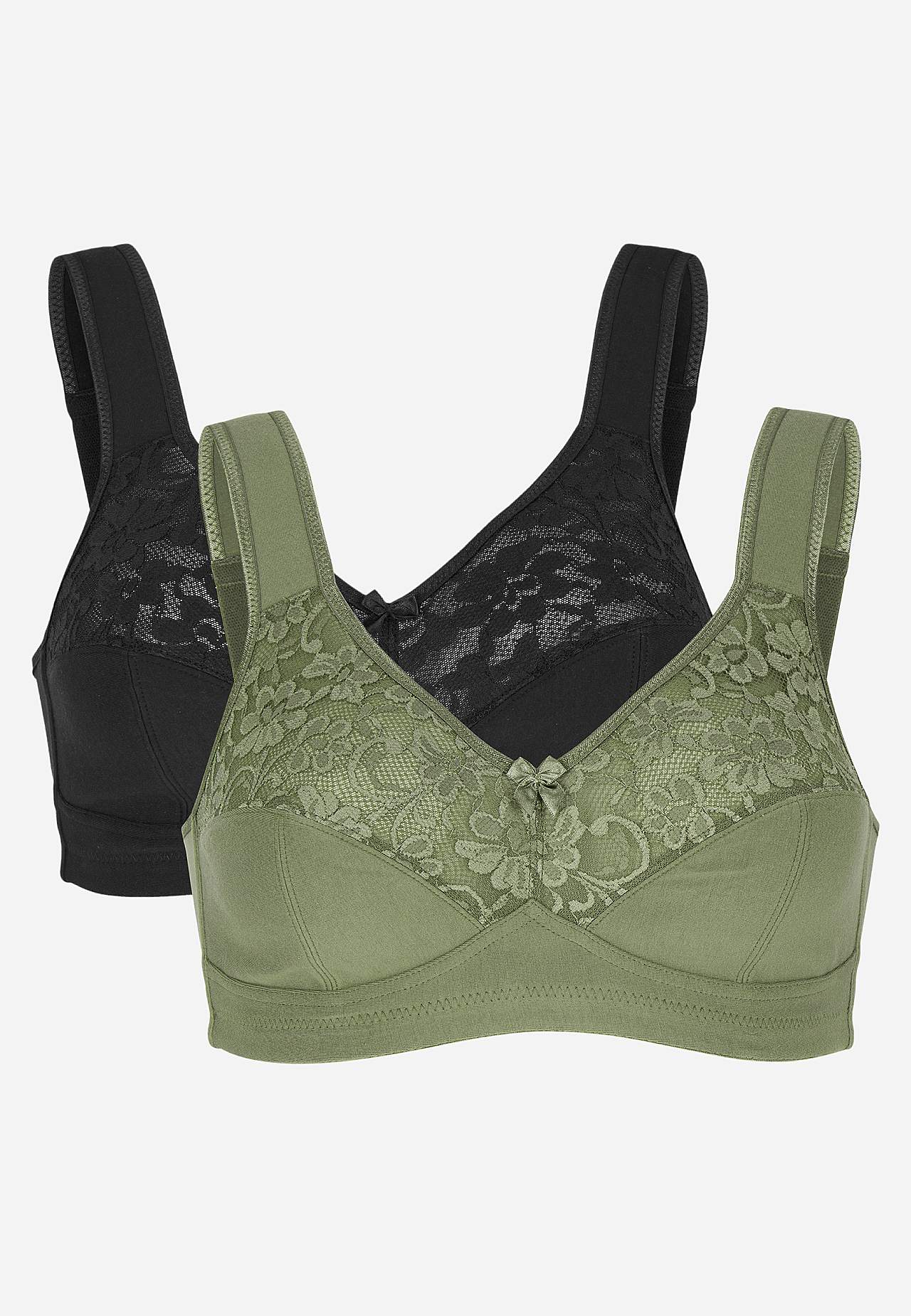 Beugelloze soft-bh Anna Set van 2