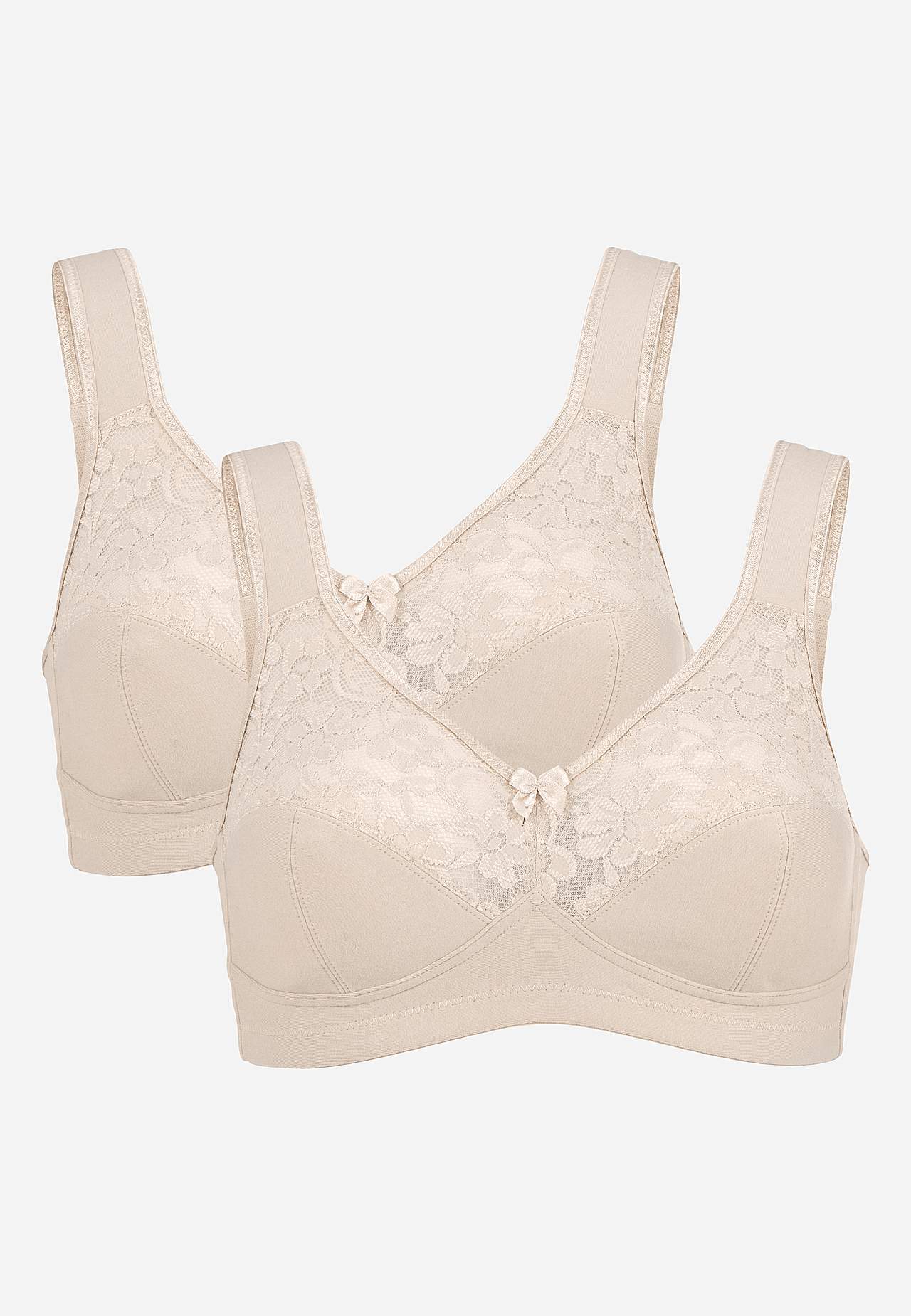 Beugelloze soft-bh Anna Set van 2