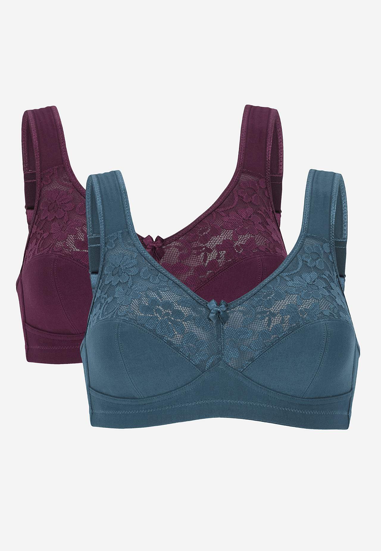 Beugelloze soft-bh Anna Set van 2