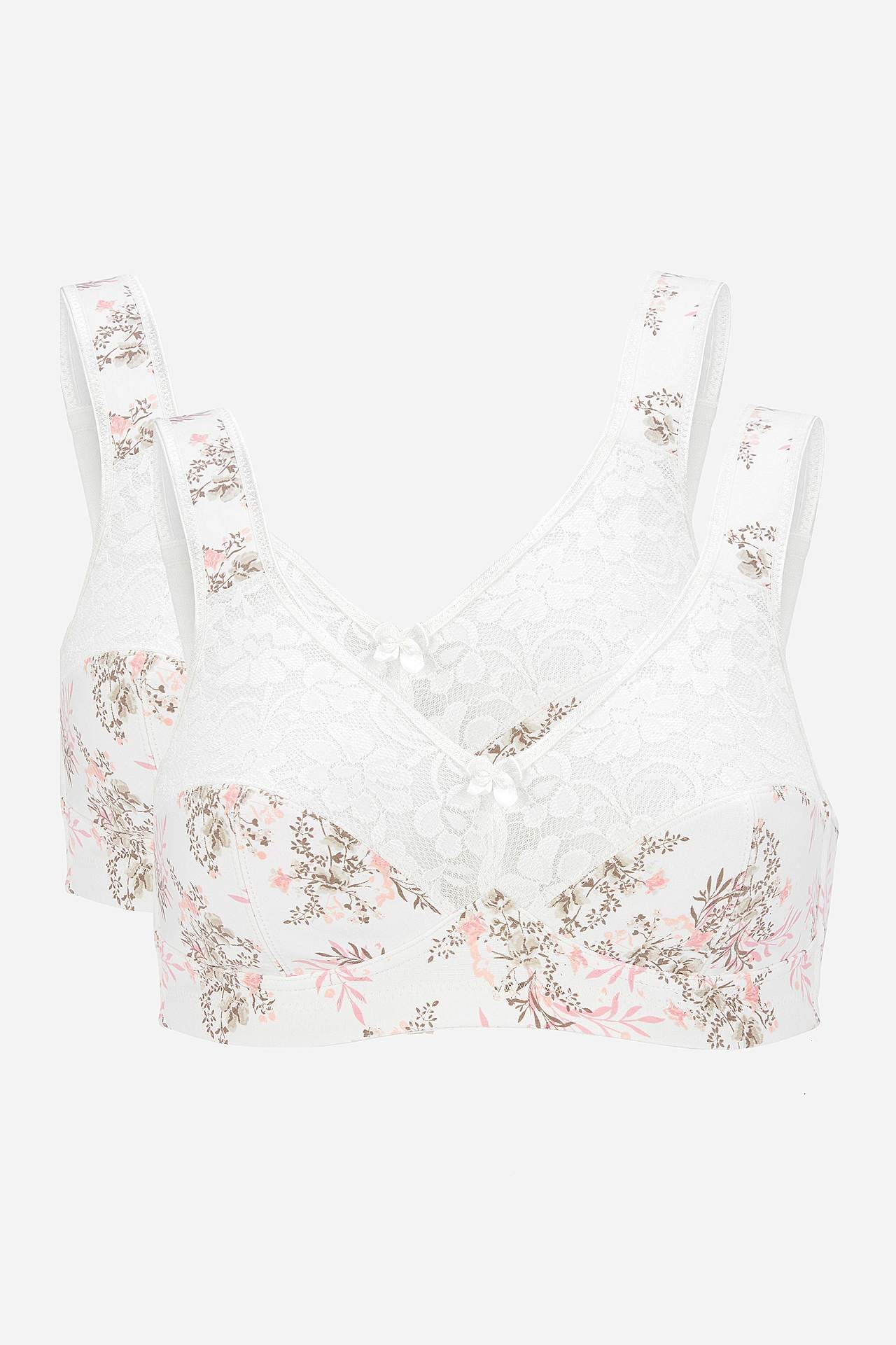 Beugelloze soft-bh Anna Set van 2