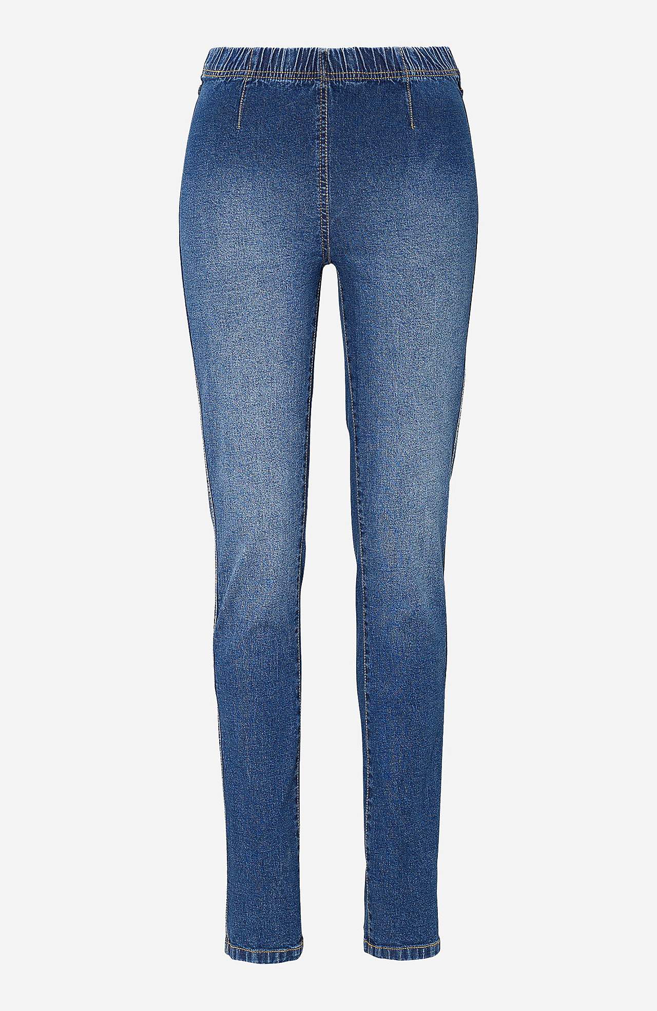 Jegging met skinny broekspijp