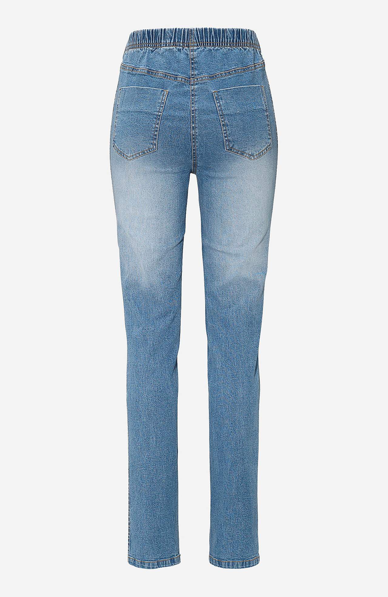 Jegging met skinny broekspijp