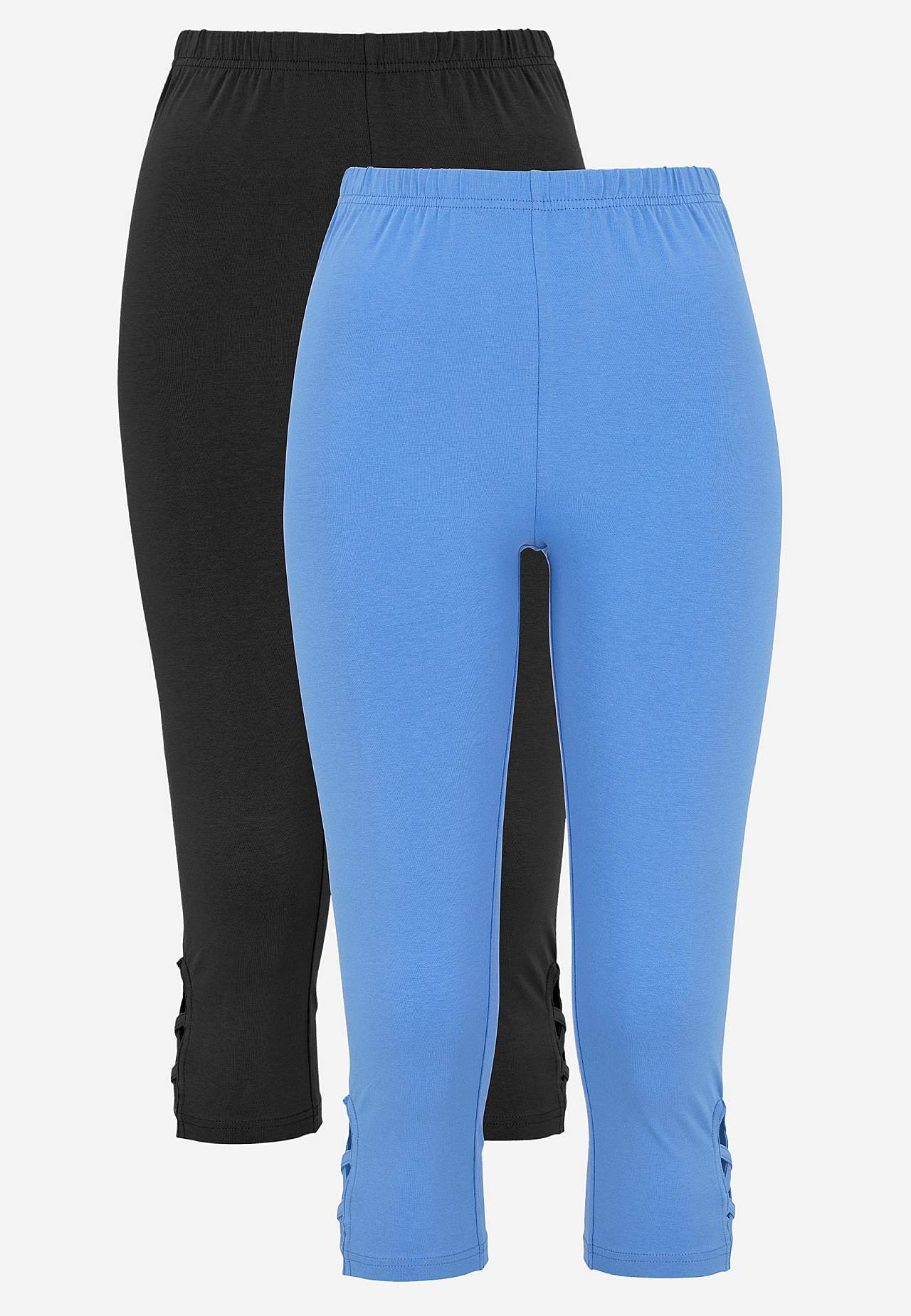 Capri legging met mooie details Set van 2