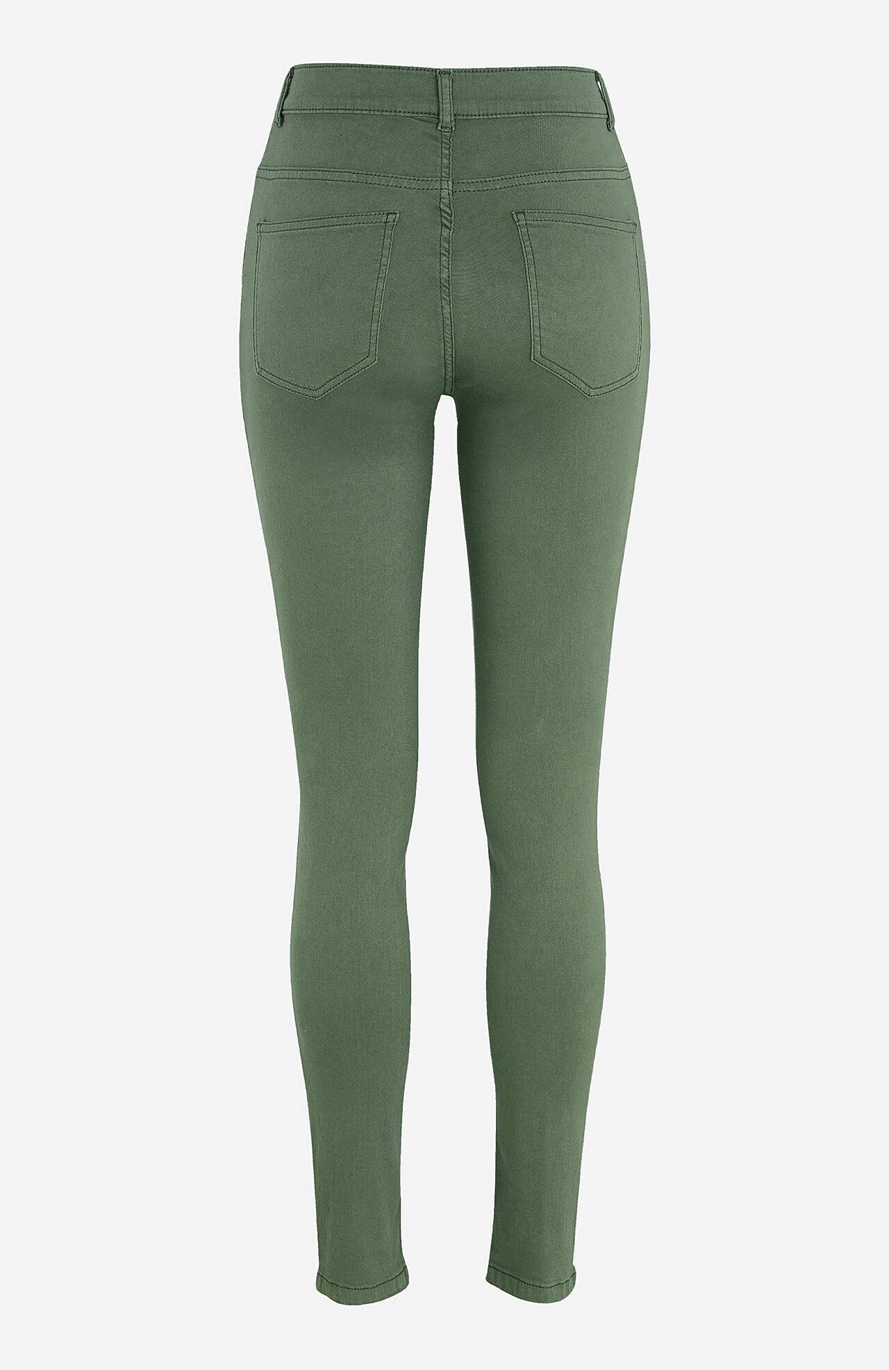 Superstretch jeans van keperstof