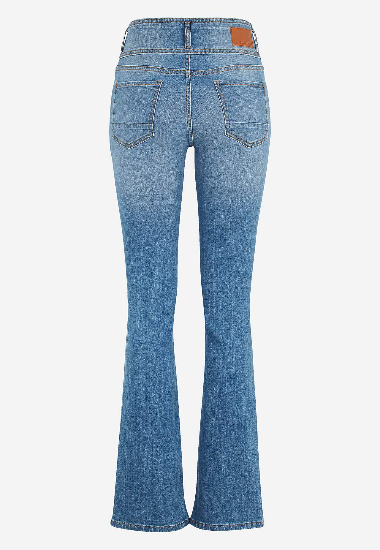 Bootcut jeans met hoge taille