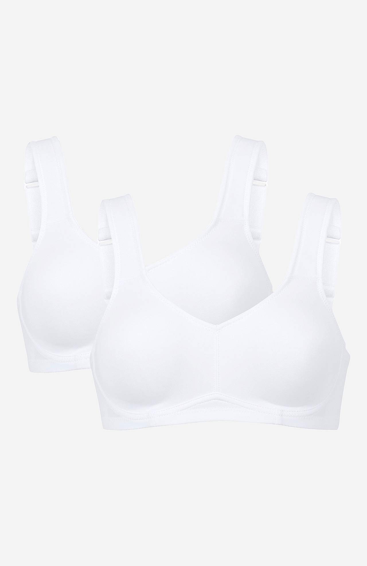Ongevoerde zachte bh Ingrid Set van 2