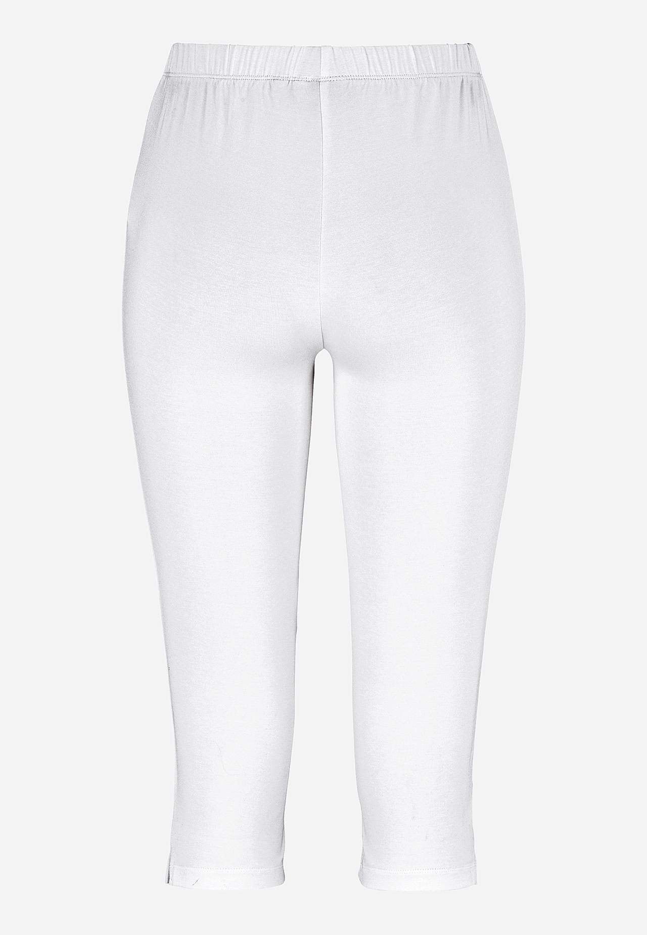 Capri legging met splits aan de zijkant