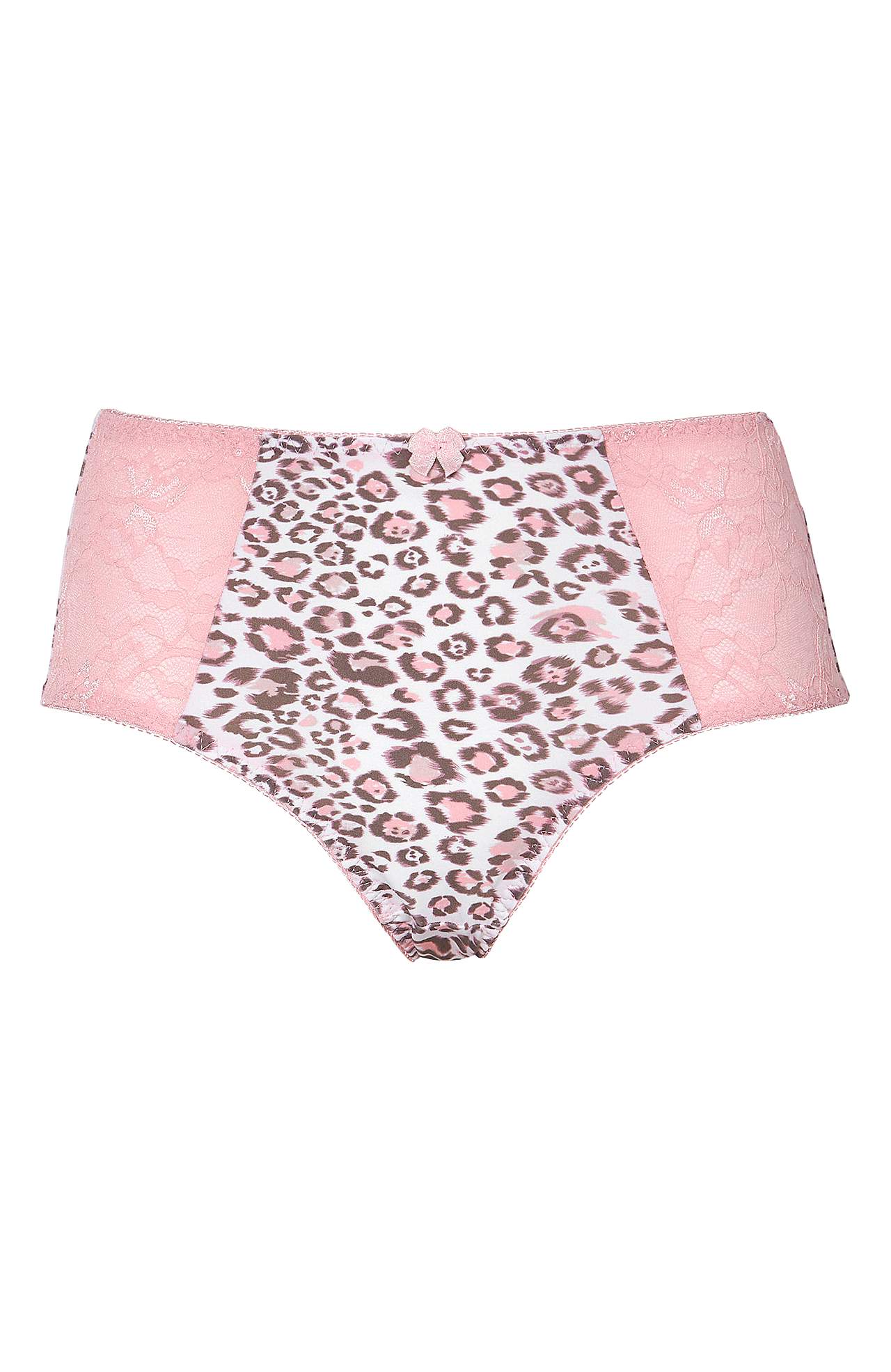 Luipaardkleurige maxi-slip