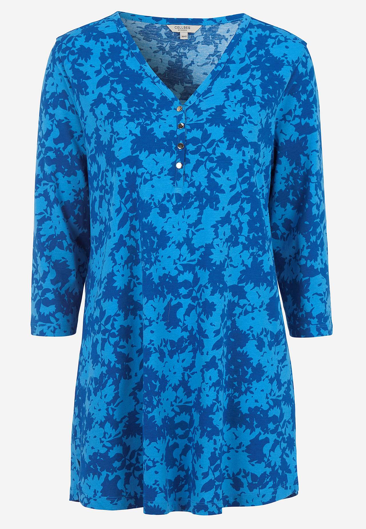 Jersey tuniek met v-halslijn