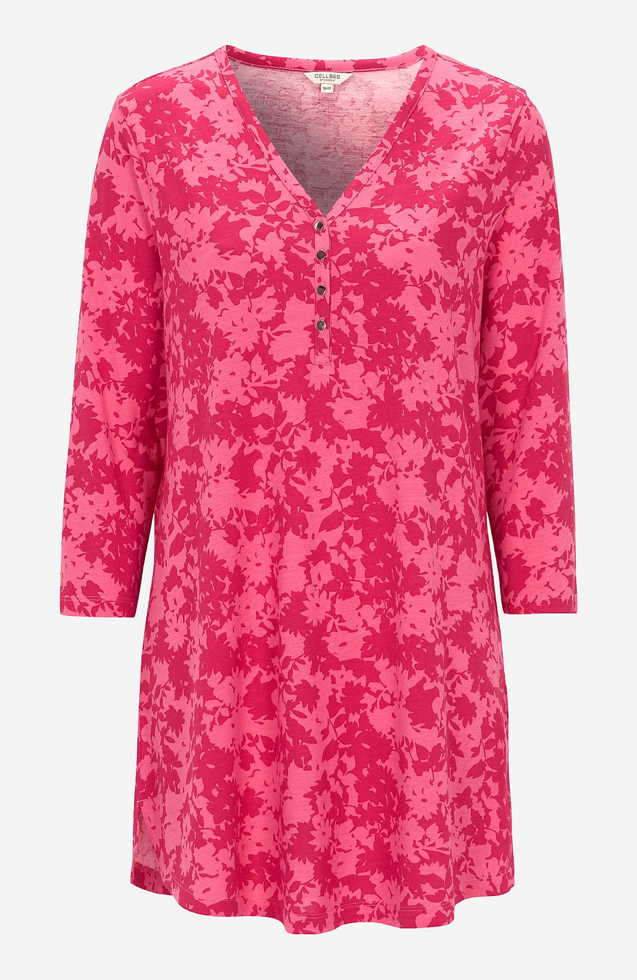 Jersey tuniek met v-halslijn