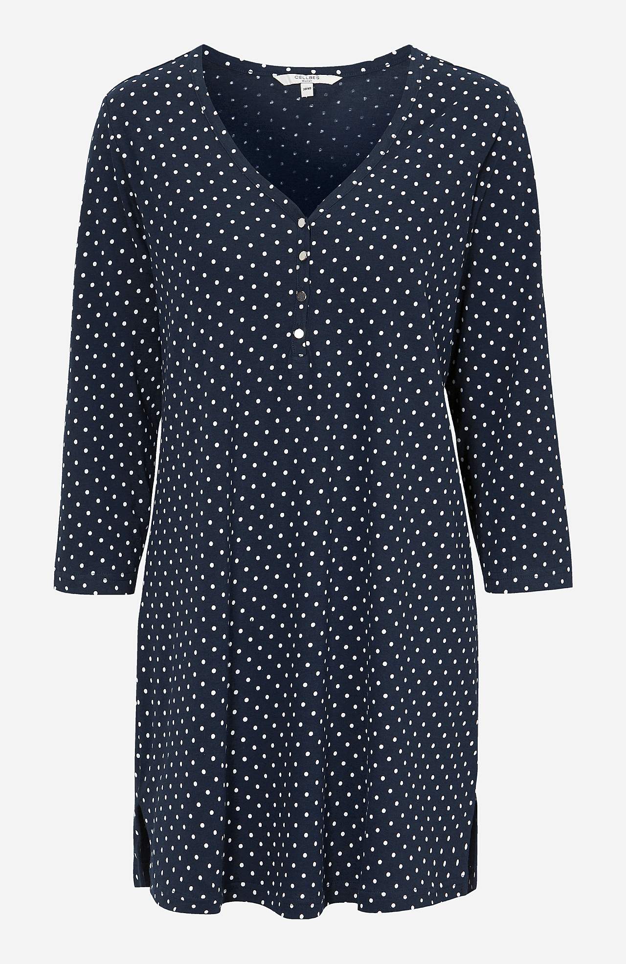Jersey tuniek met v-halslijn