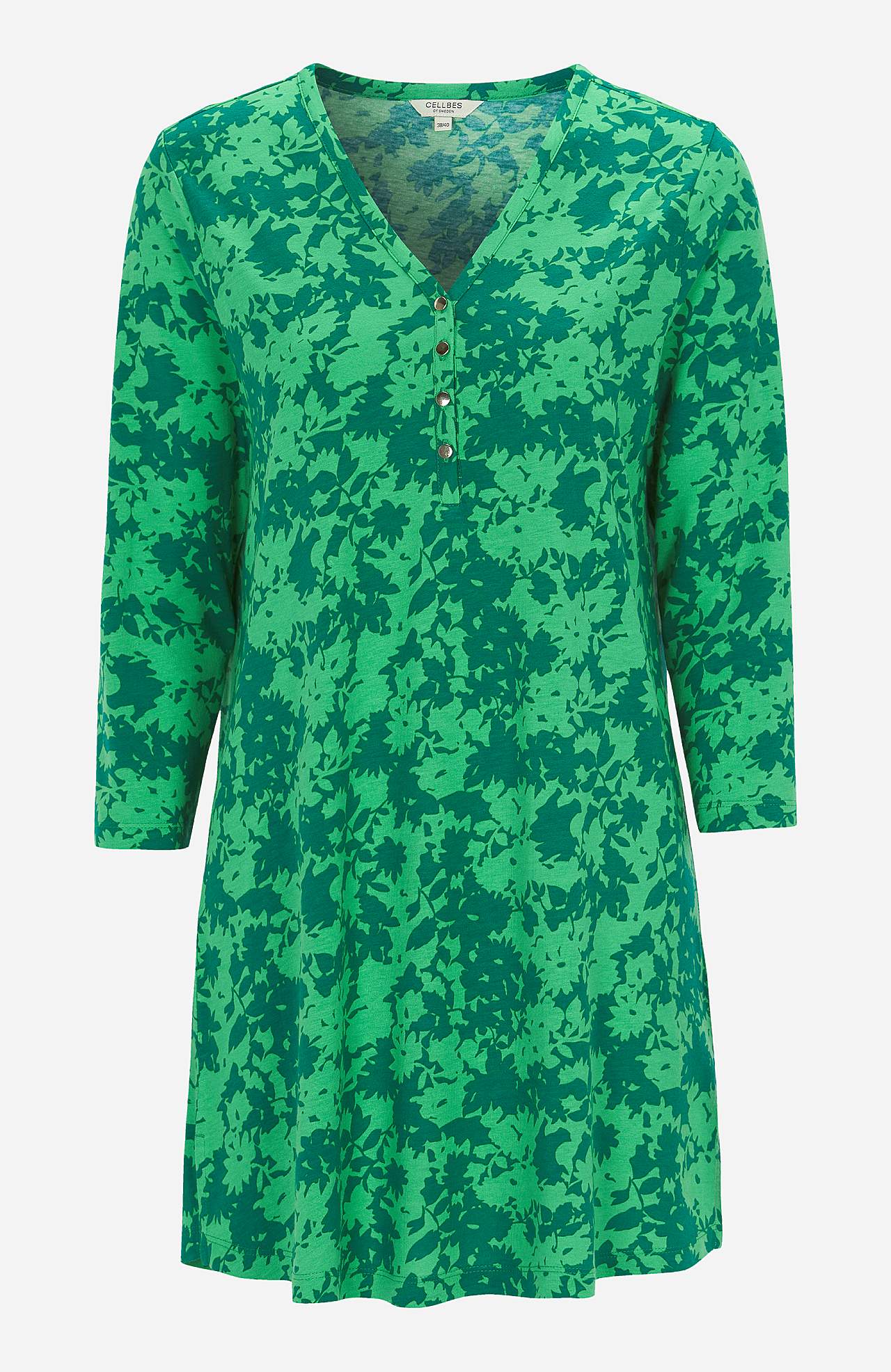 Jersey tuniek met v-halslijn