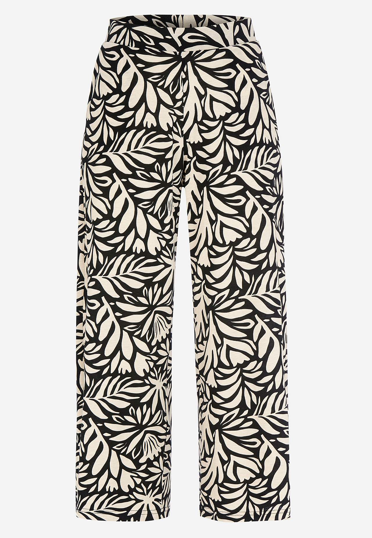 Jersey broek van zachte katoen en modal mix