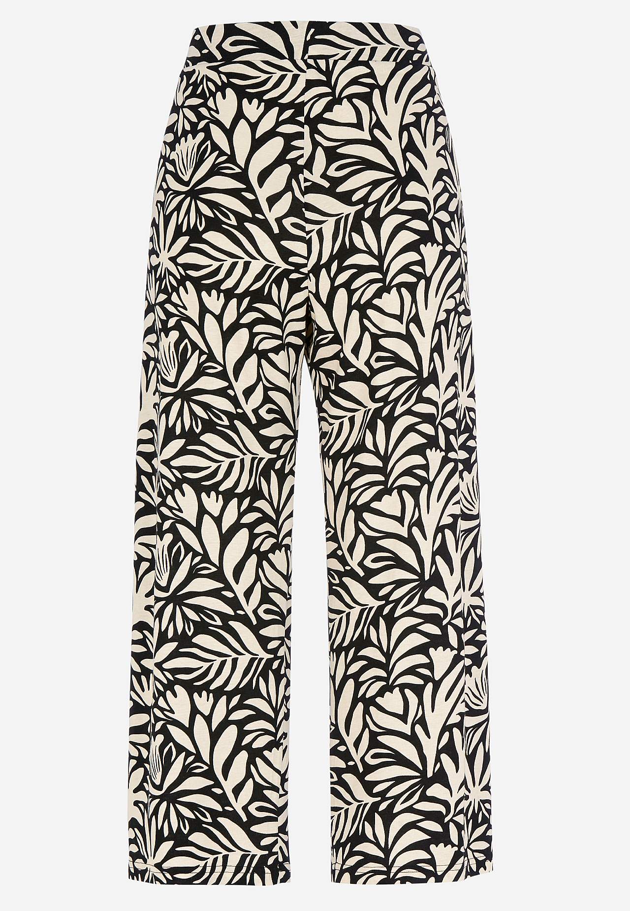 Jersey broek van zachte katoen en modal mix
