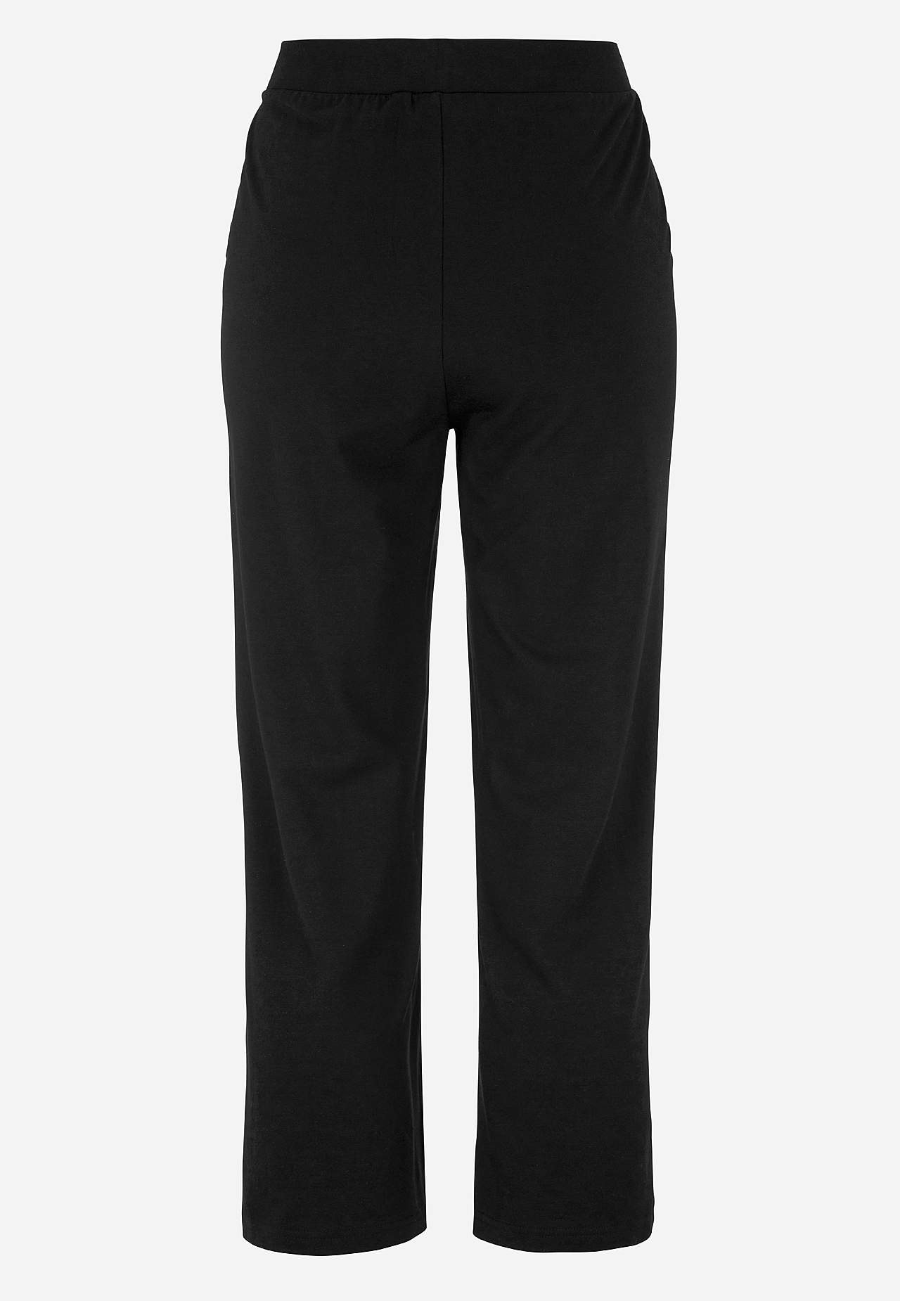 Jersey broek van zachte katoen en modal mix