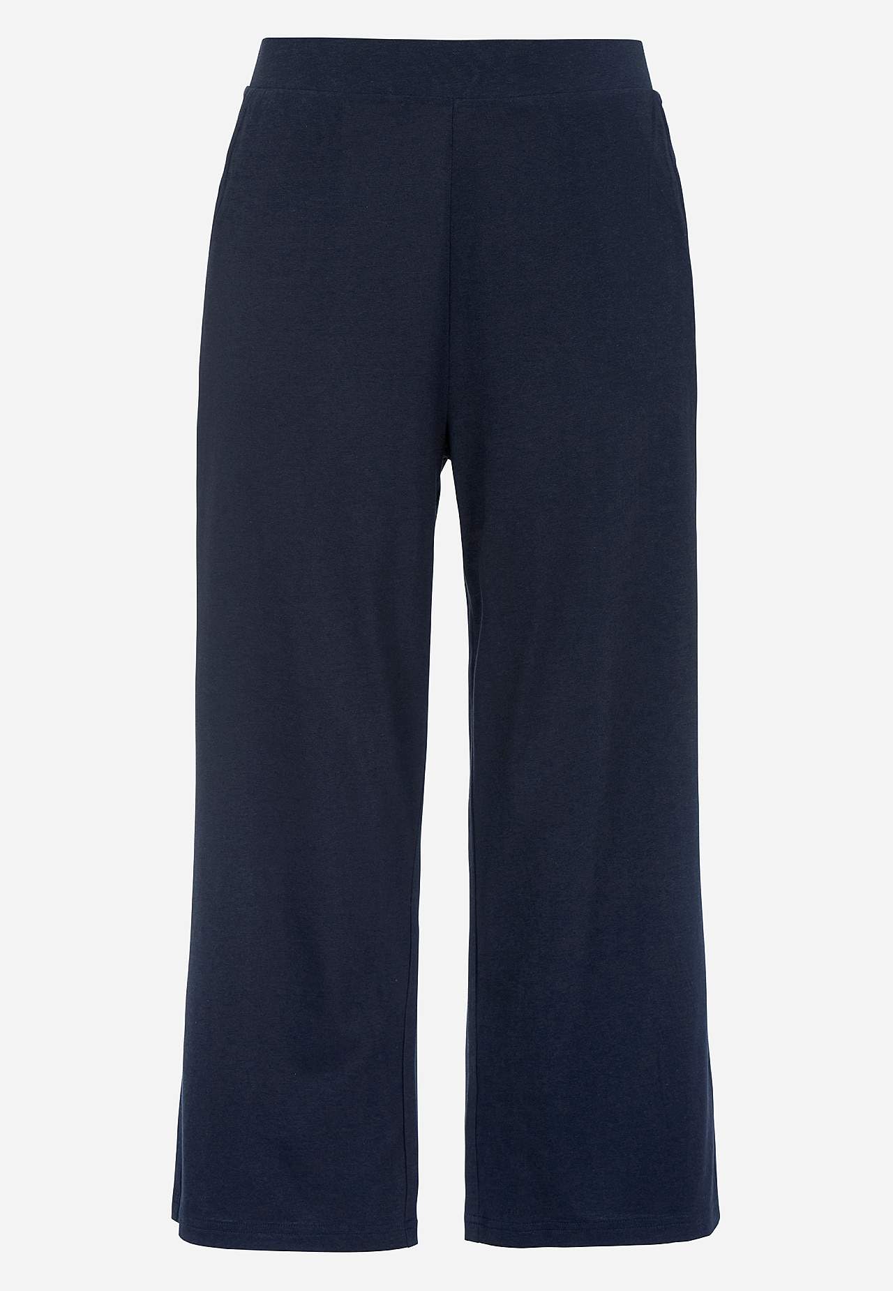 Jersey broek van zachte katoen en modal mix