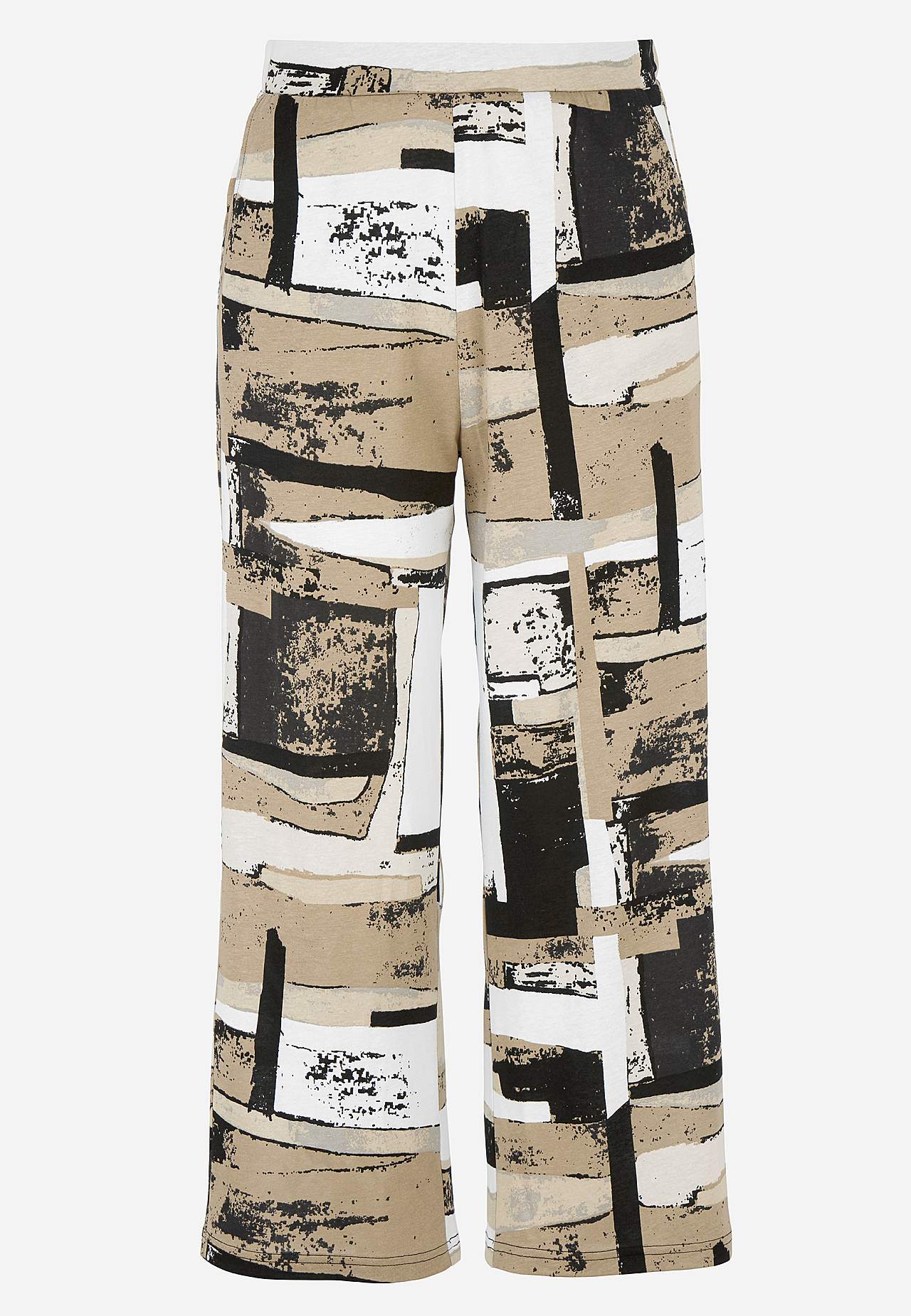 Jersey broek van zachte katoen en modal mix