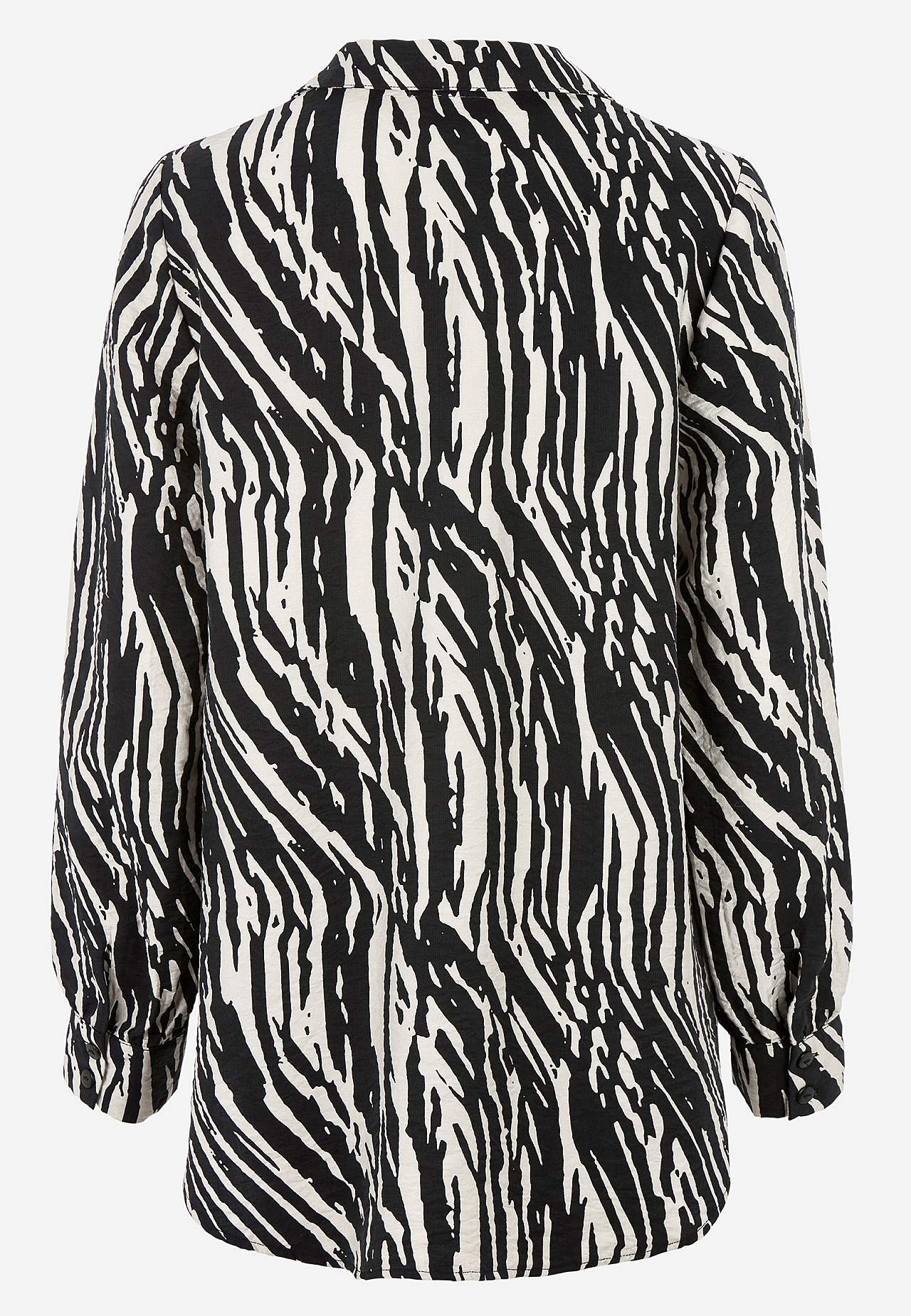 Gevlochten tuniek met lange mouwen