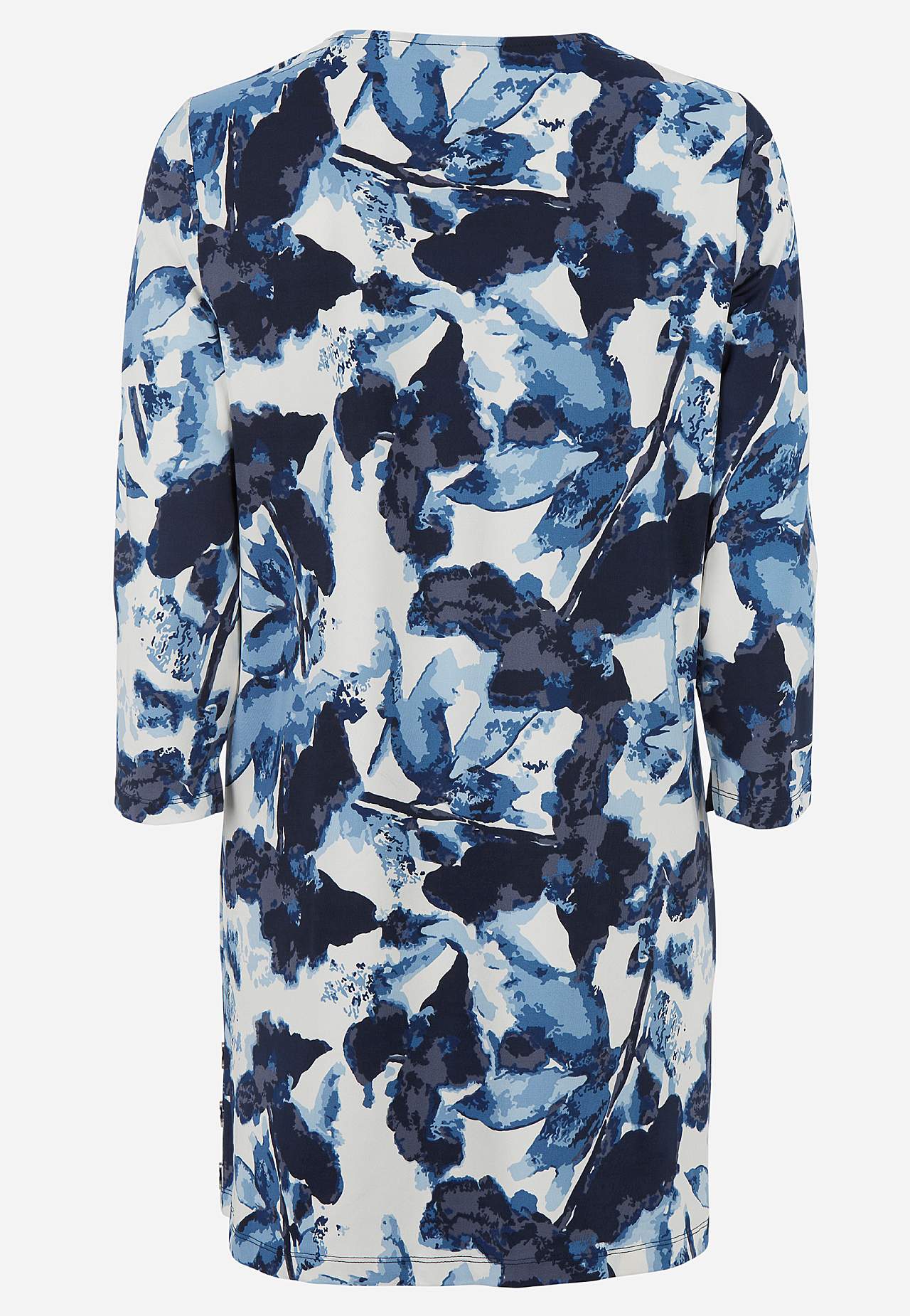 Jersey tuniek met knoppen