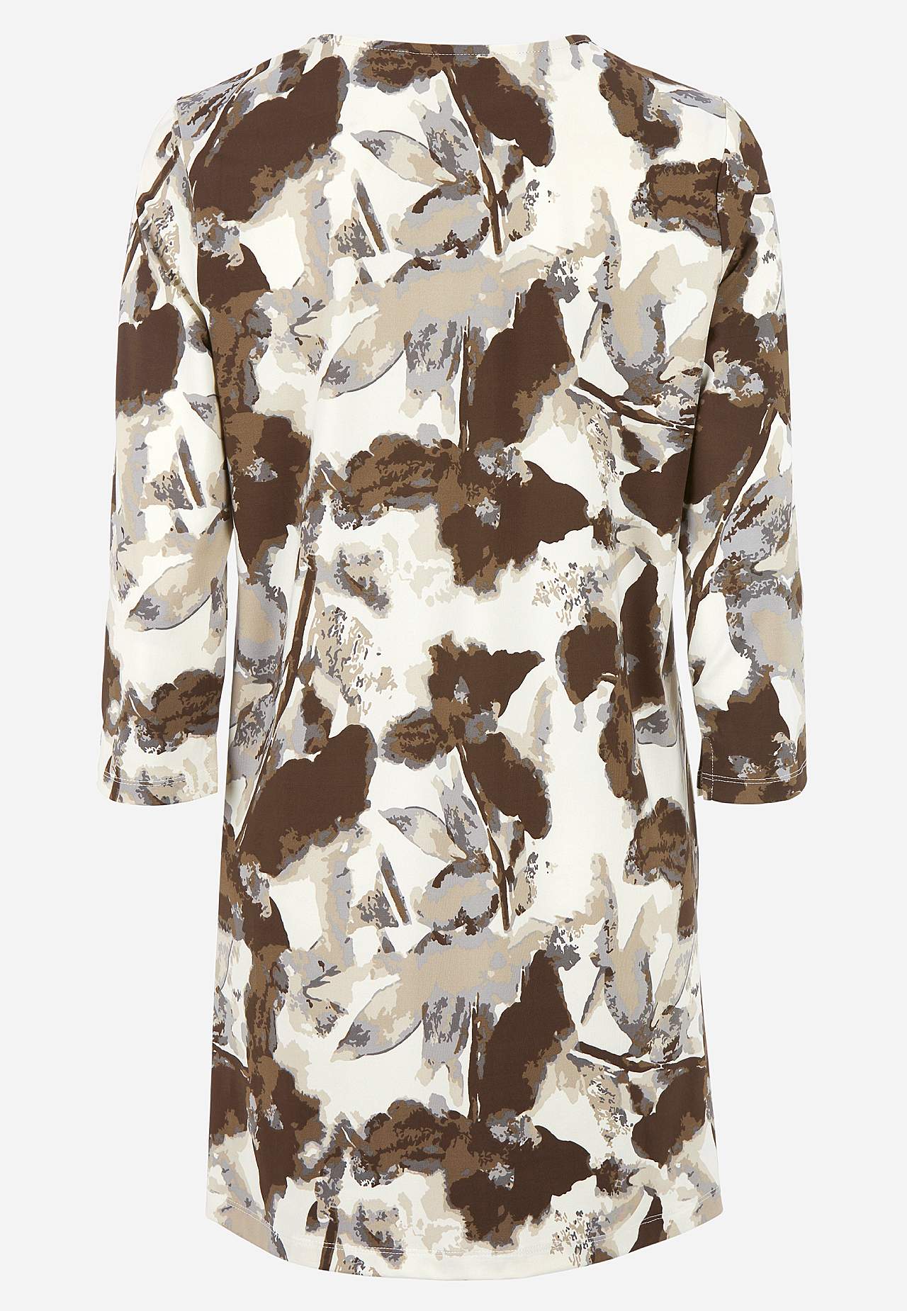 Jersey tuniek met knoppen