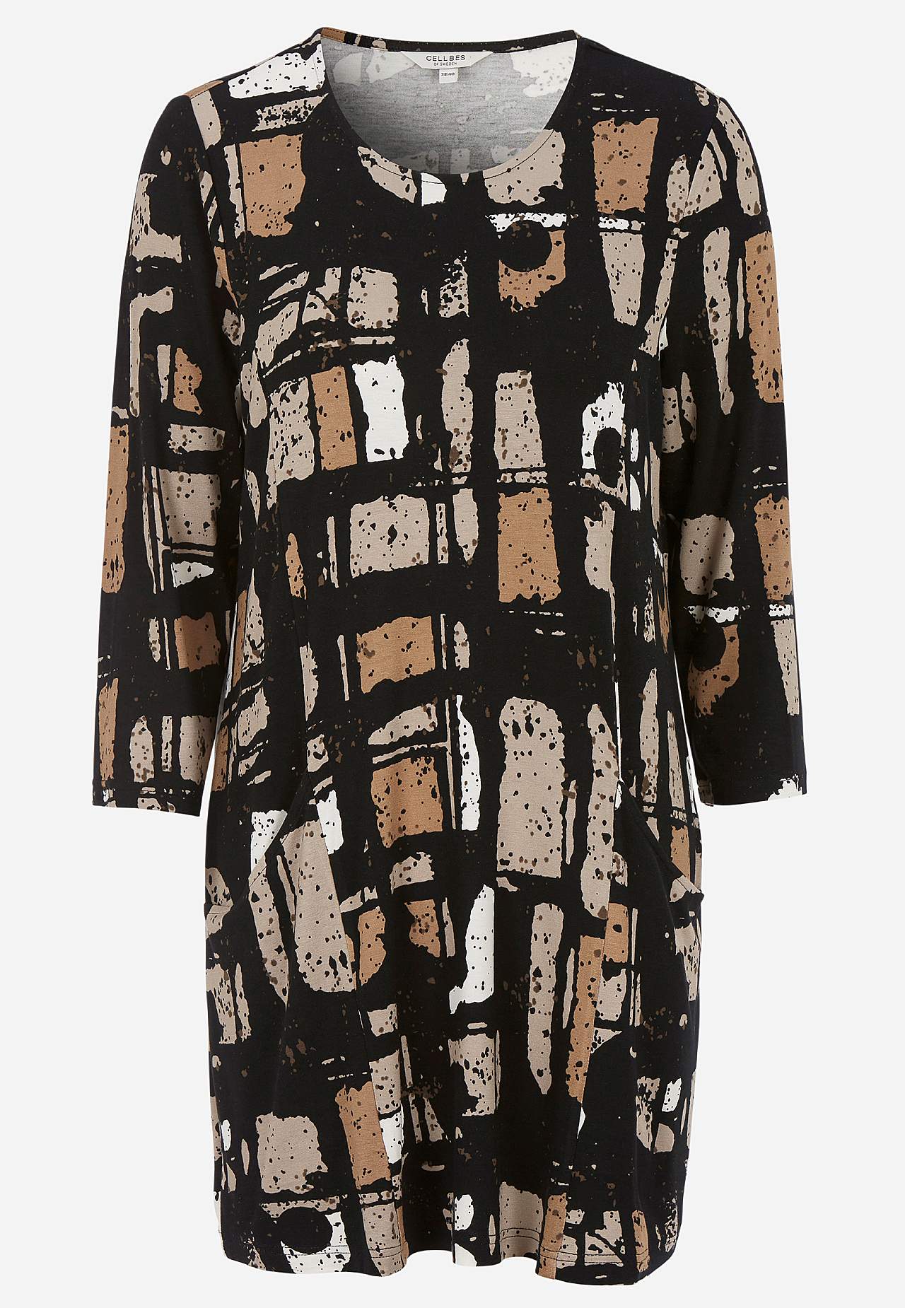 Jersey tuniek met zakken