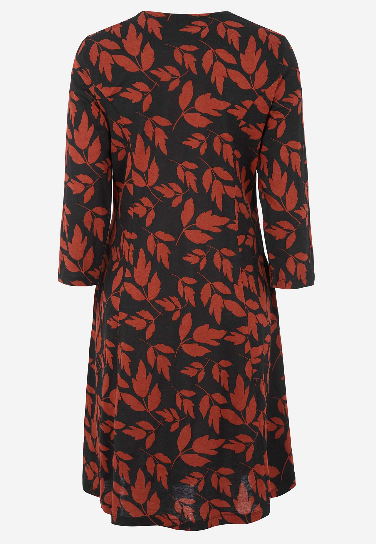 Met patroon jerseyjurk met zakken