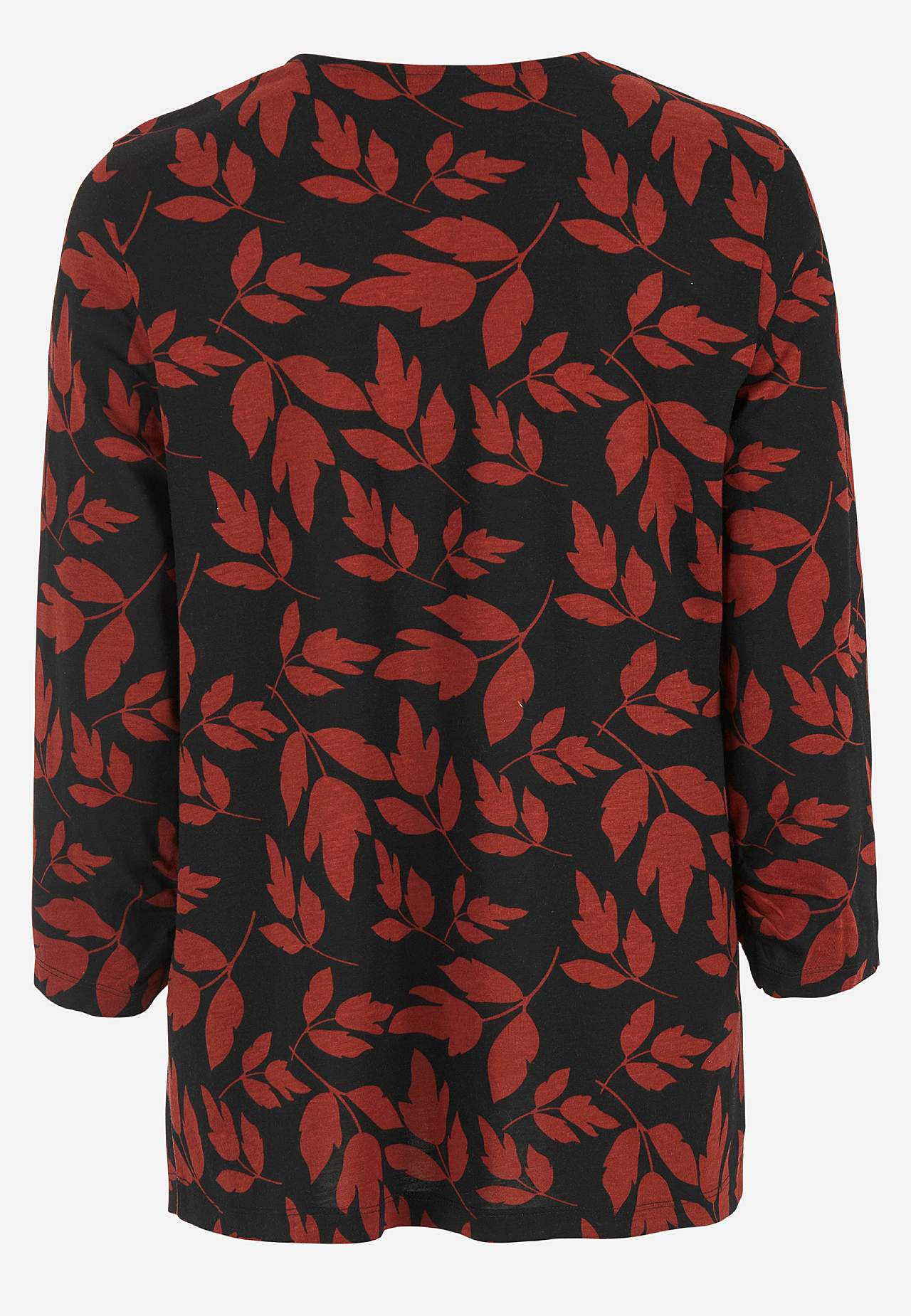 Jersey-topje met inrimpelingen