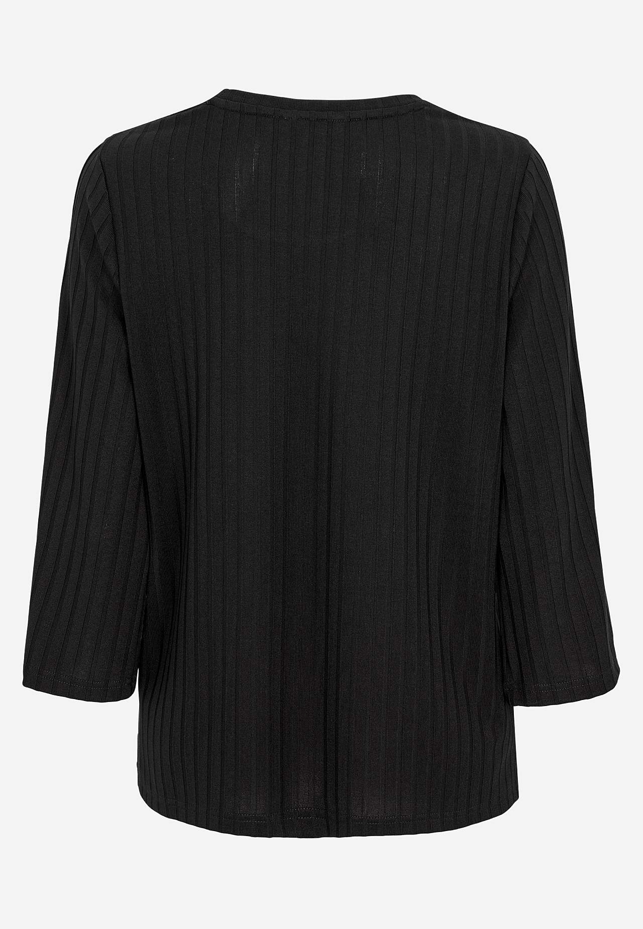 Jersey-topje met knoppen