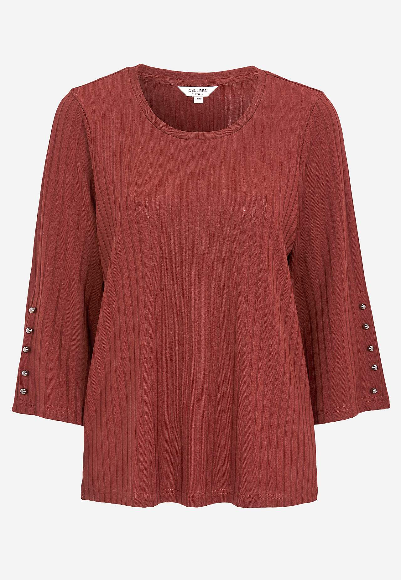 Jersey-topje met knoppen