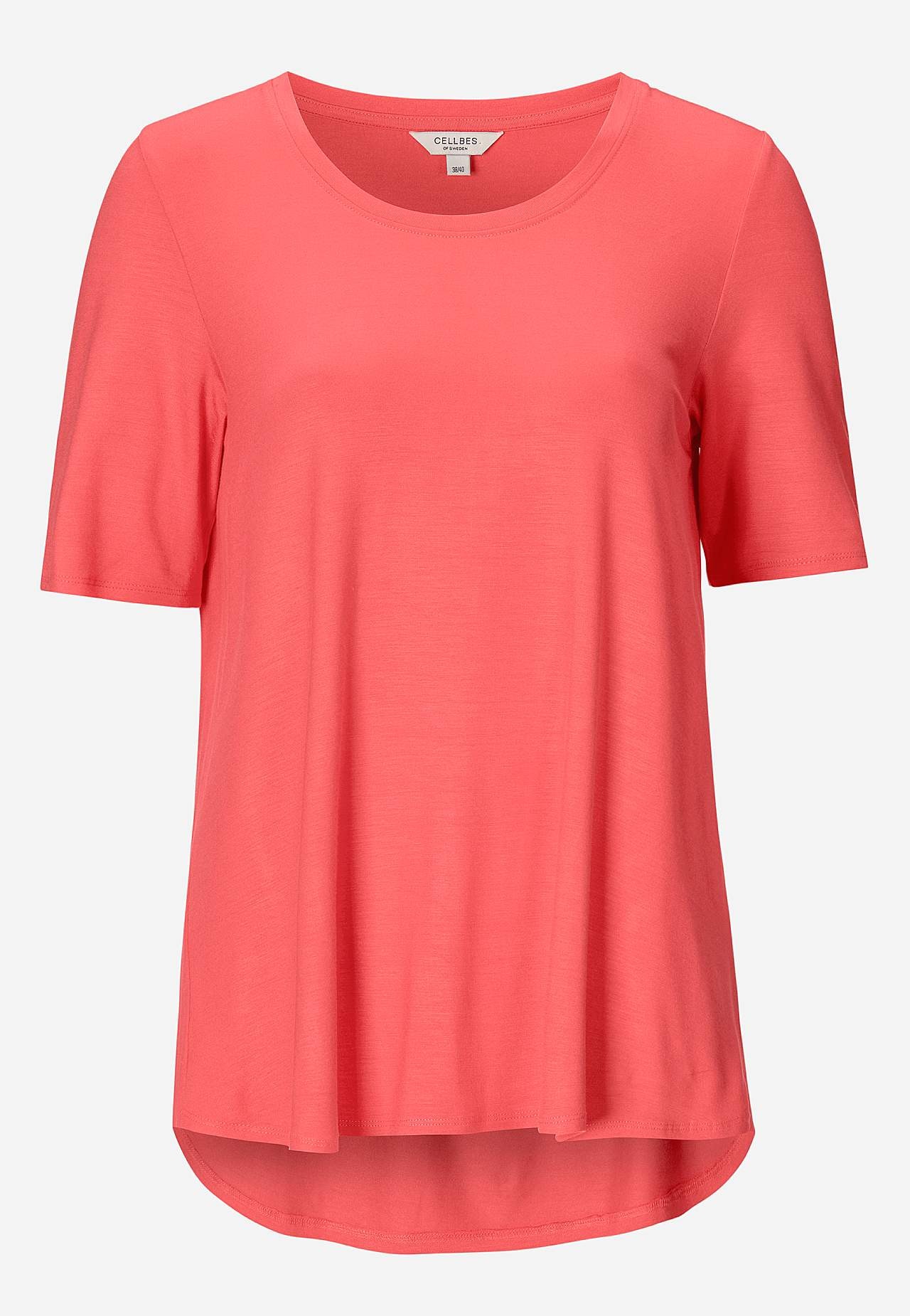 Jersey-topje met korte mouwen