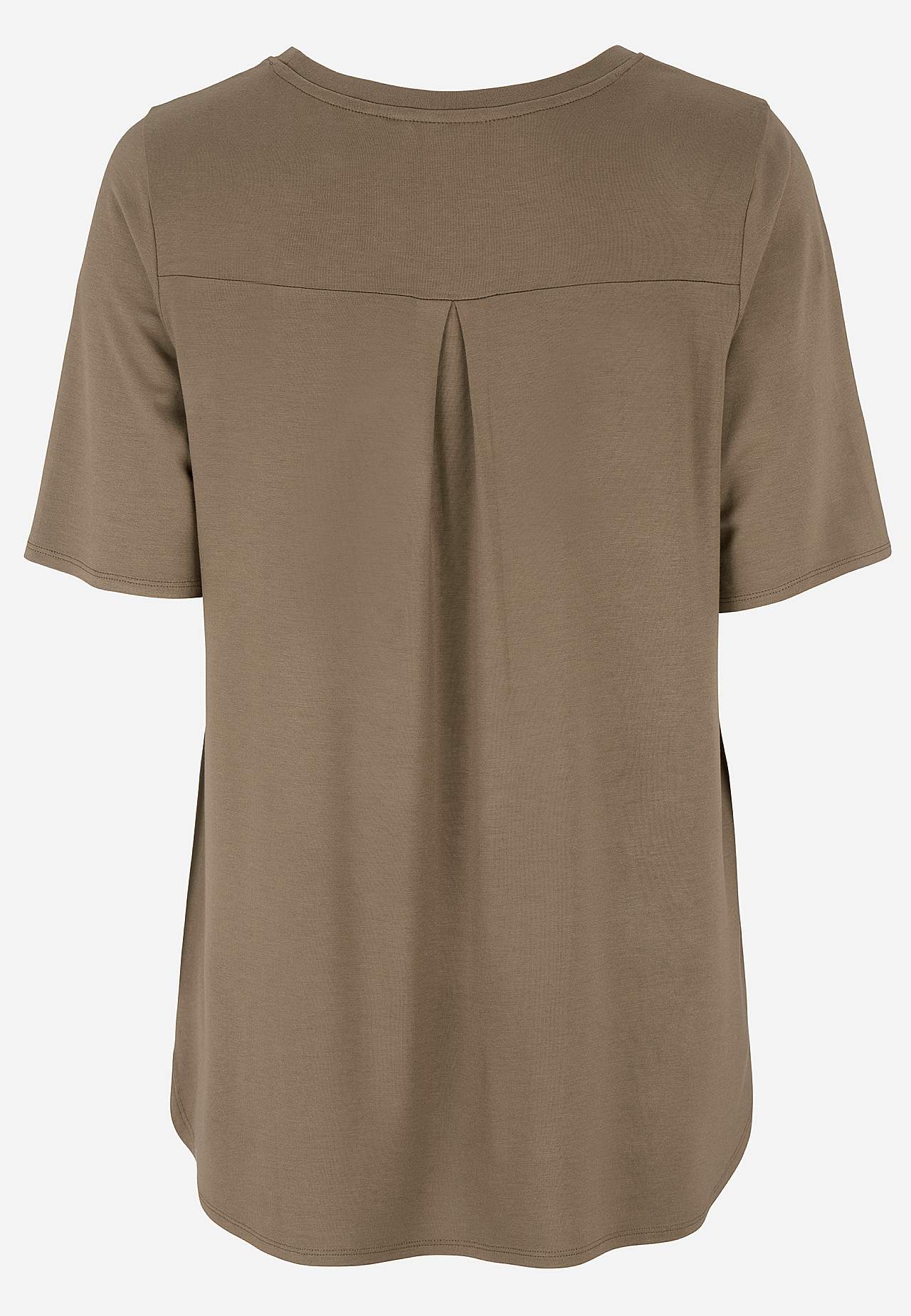 Jersey-topje met korte mouwen