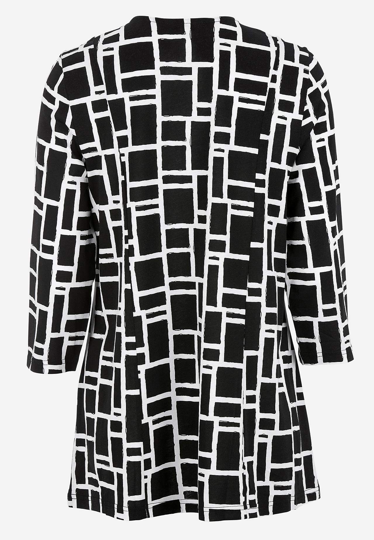 Jersey tuniek met kreuk detail