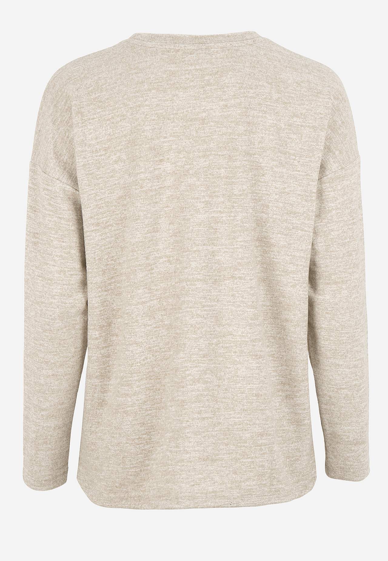 Super zacht jersey-topje met lange mouwen