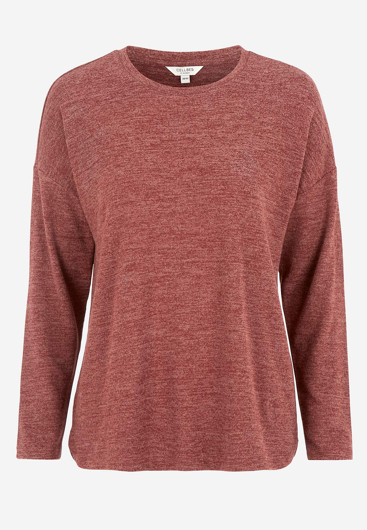 Super zacht jersey-topje met lange mouwen