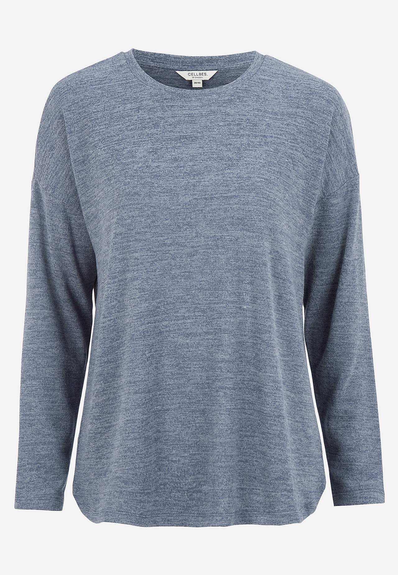 Super zacht jersey-topje met lange mouwen