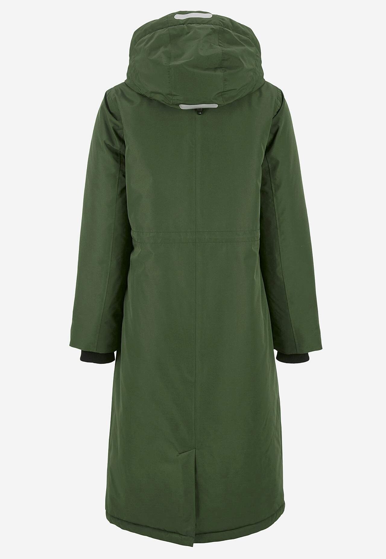 Functionele, gevoerde en lange parka