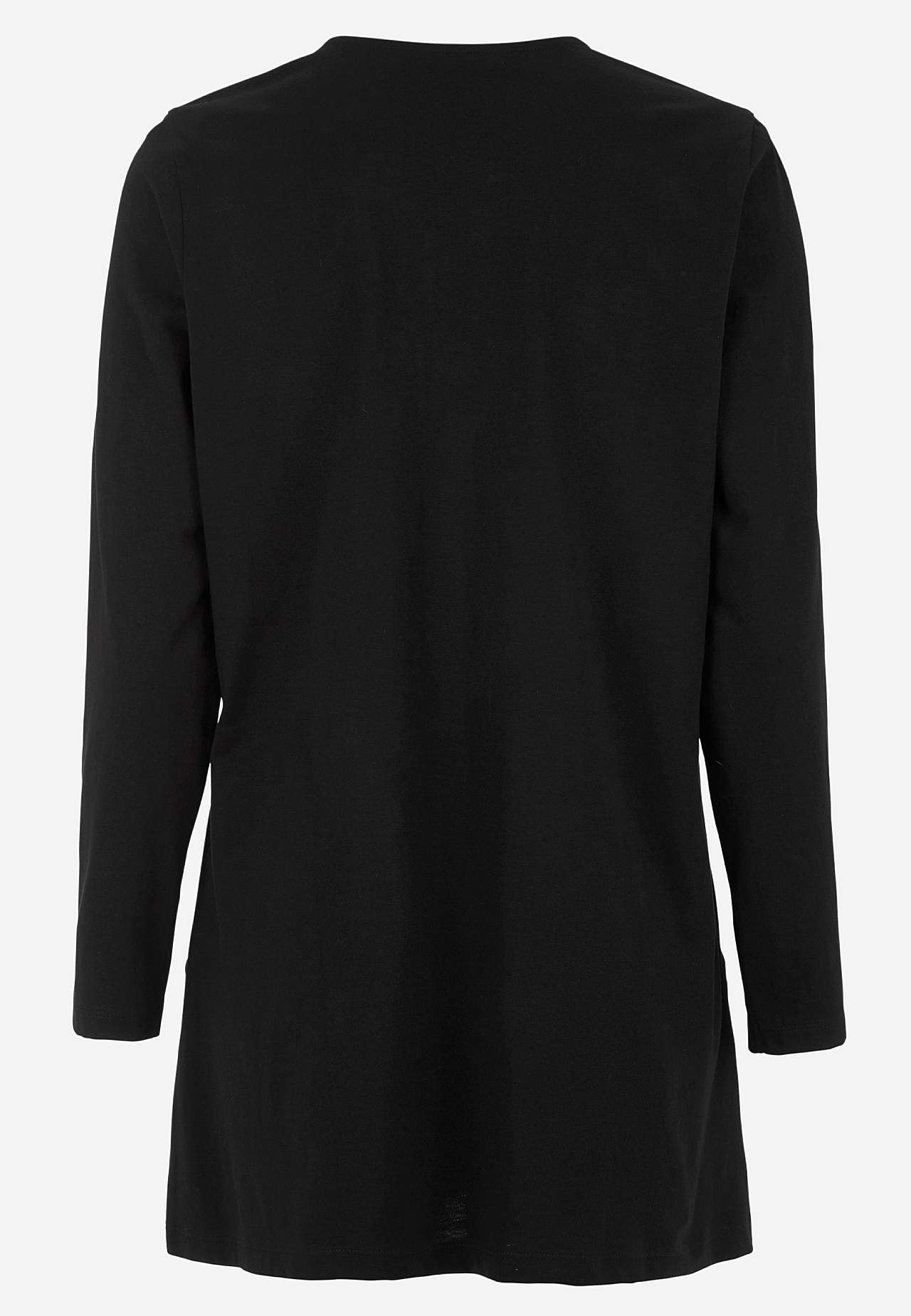 Jersey tuniek met zakken