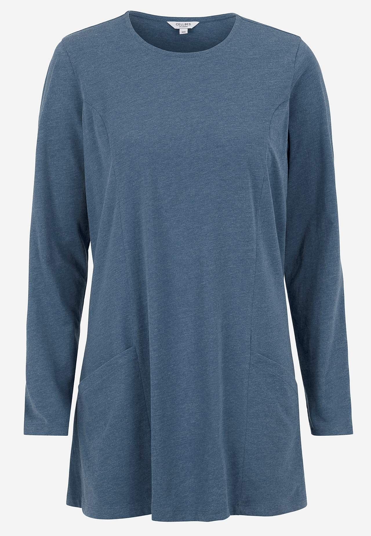 Jersey tuniek met zakken