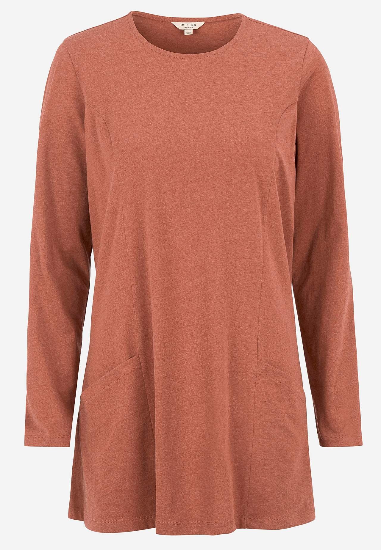 Jersey tuniek met zakken