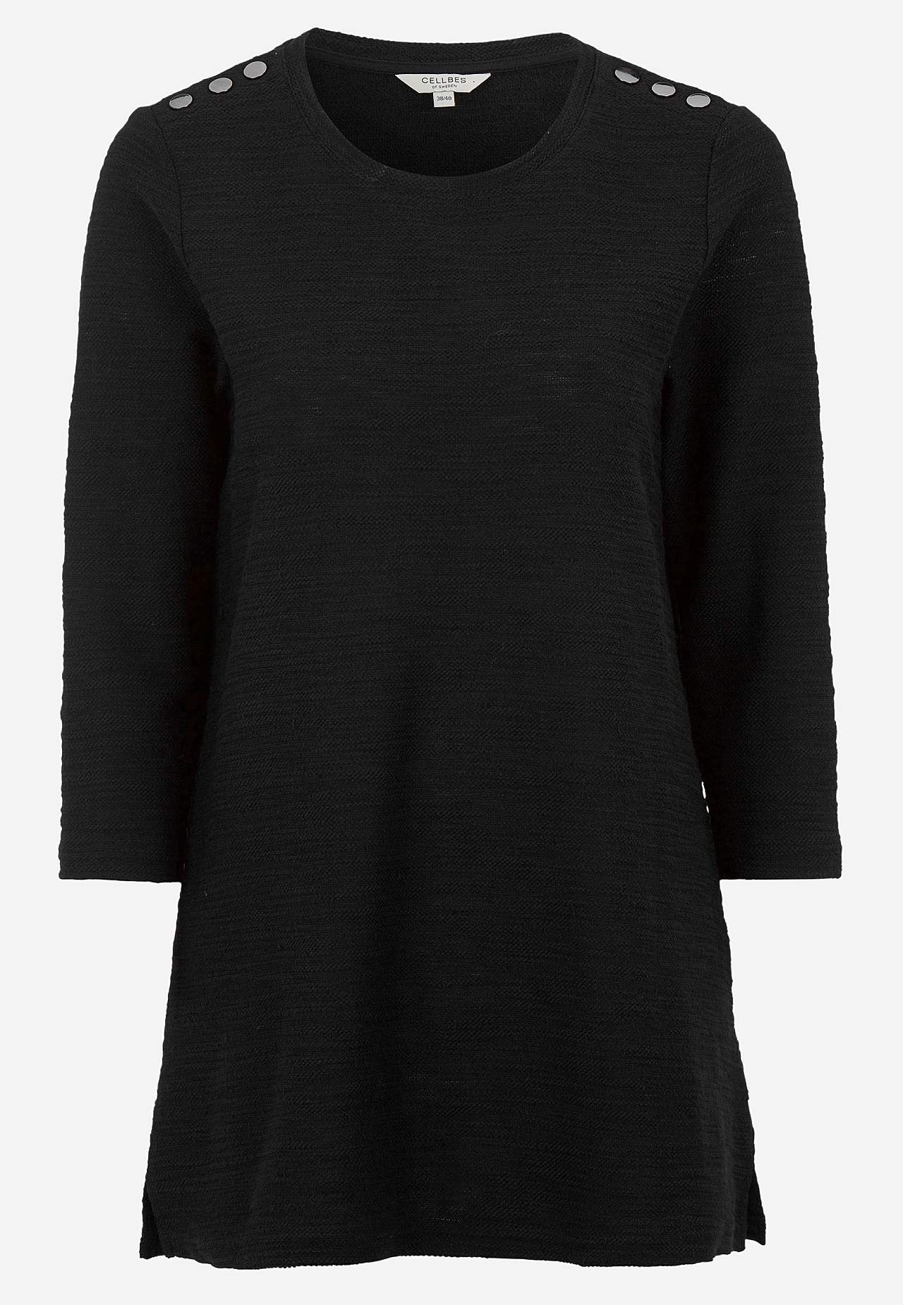 Jersey tuniek met structuur
