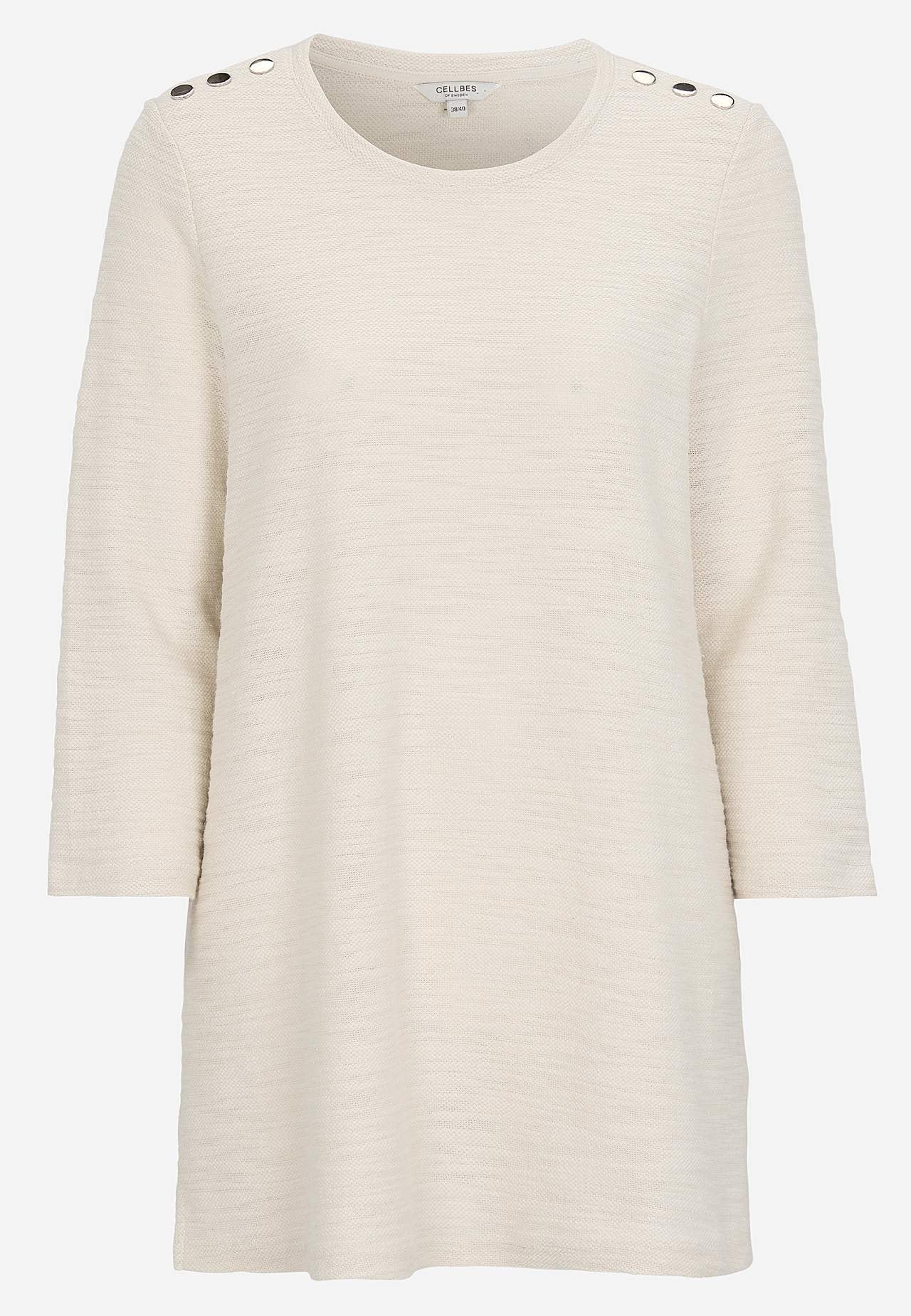Jersey tuniek met structuur