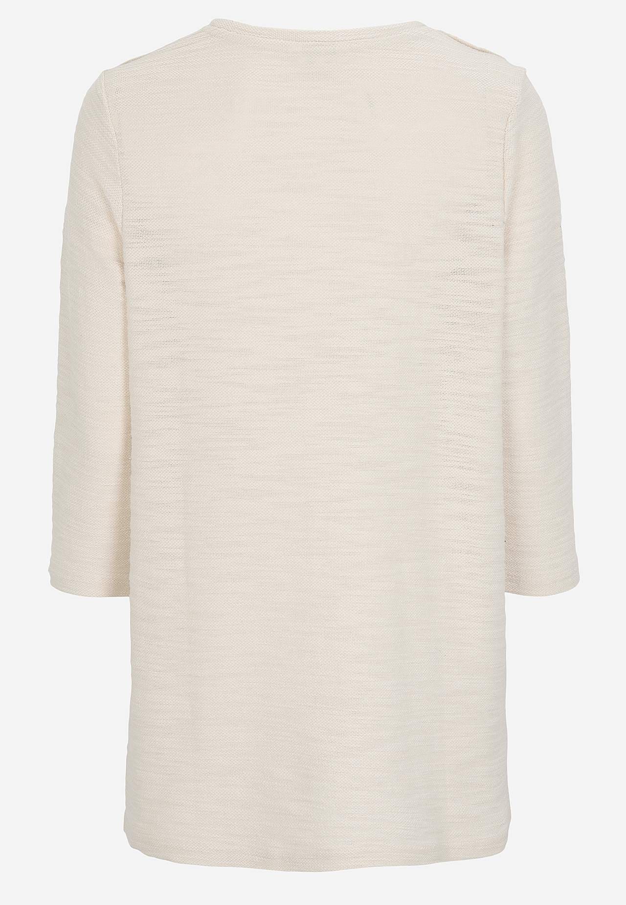 Jersey tuniek met structuur